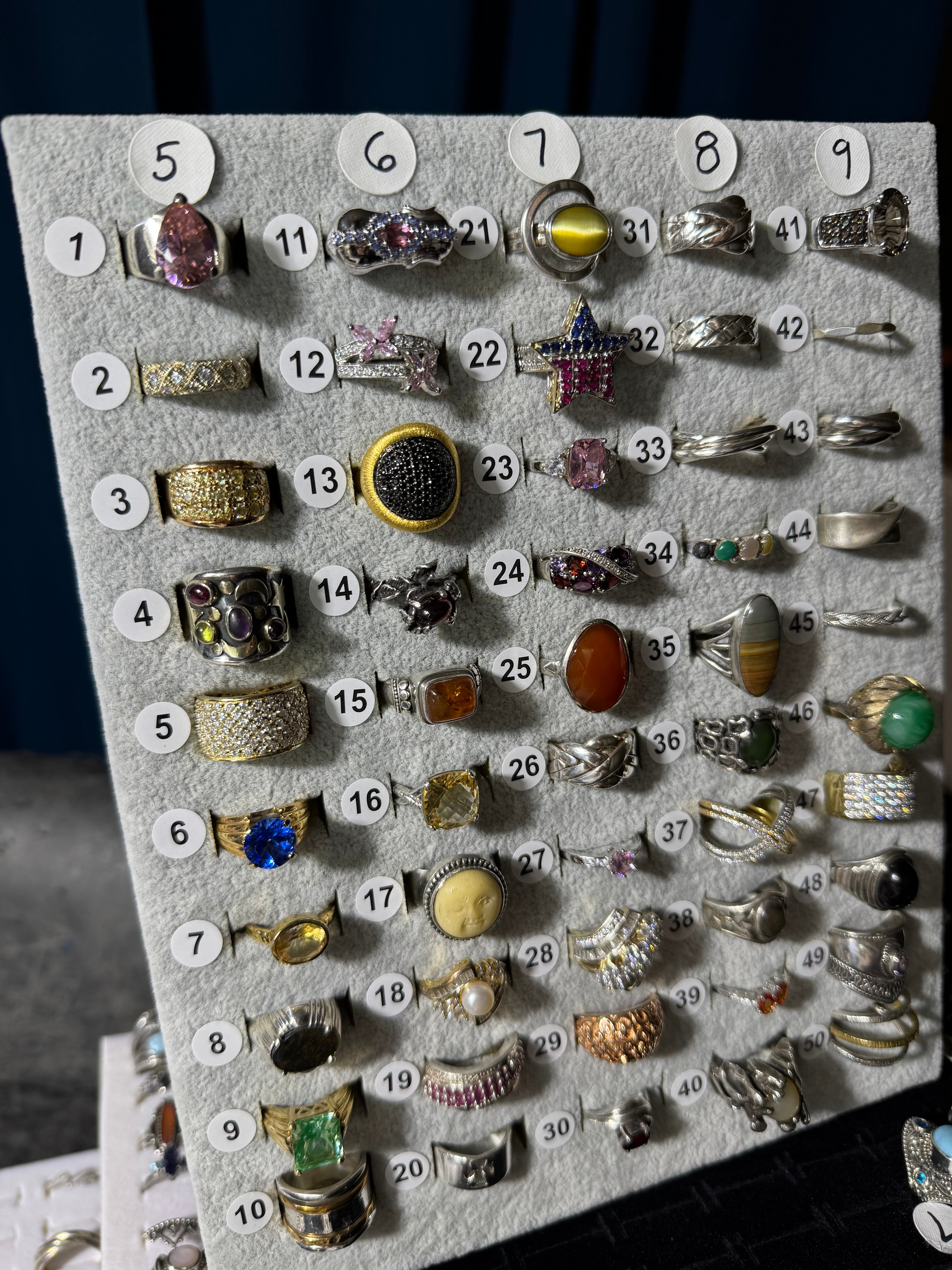 Ring Board K - Sizes 5-9