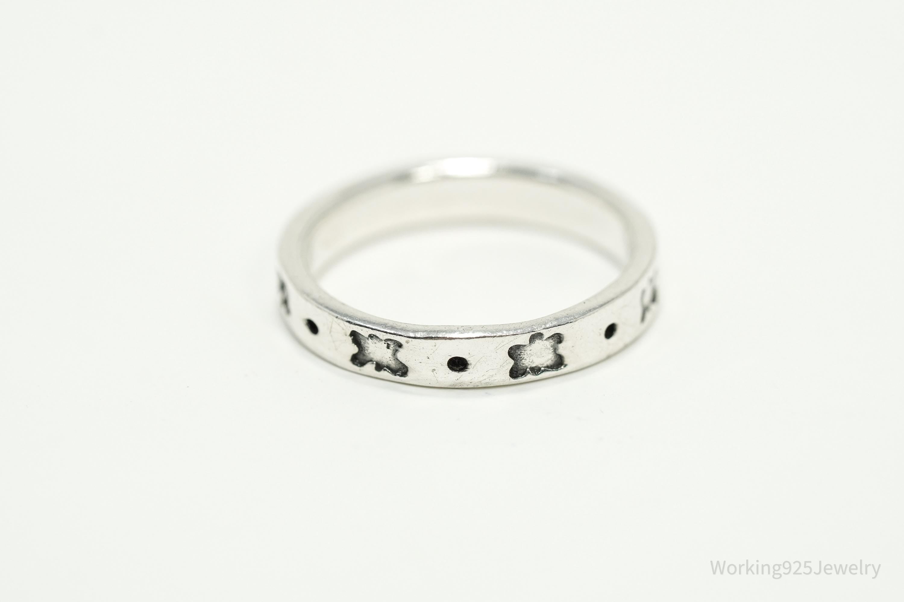 Vintage Boma Sterling Silver Band Ring - Size 5.25