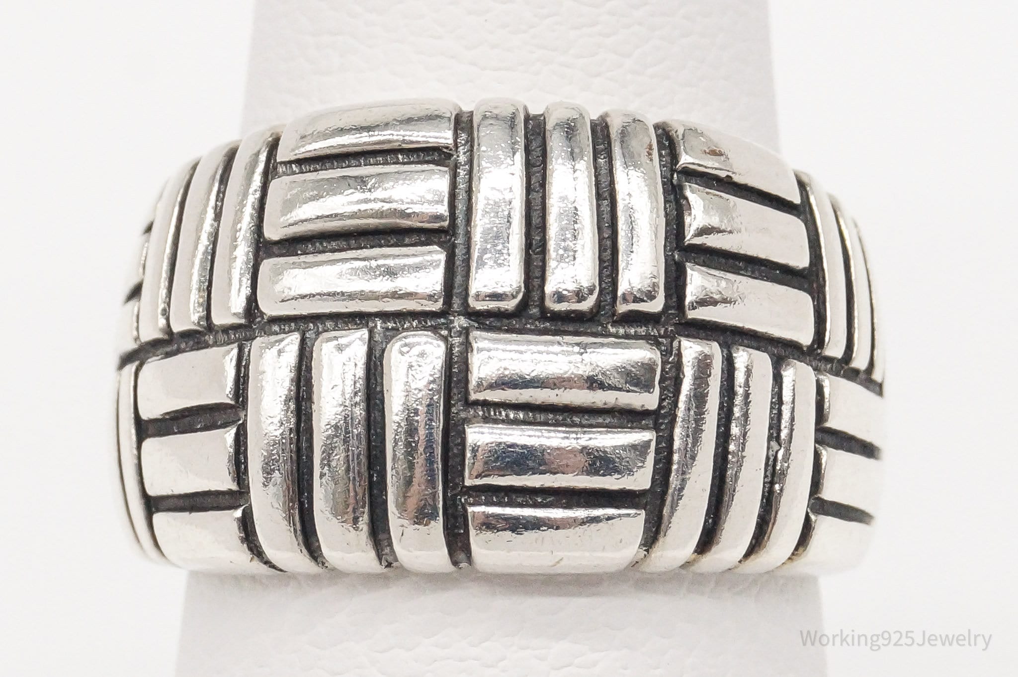 Vintage Sterling Silver Band Ring - Size 5.75