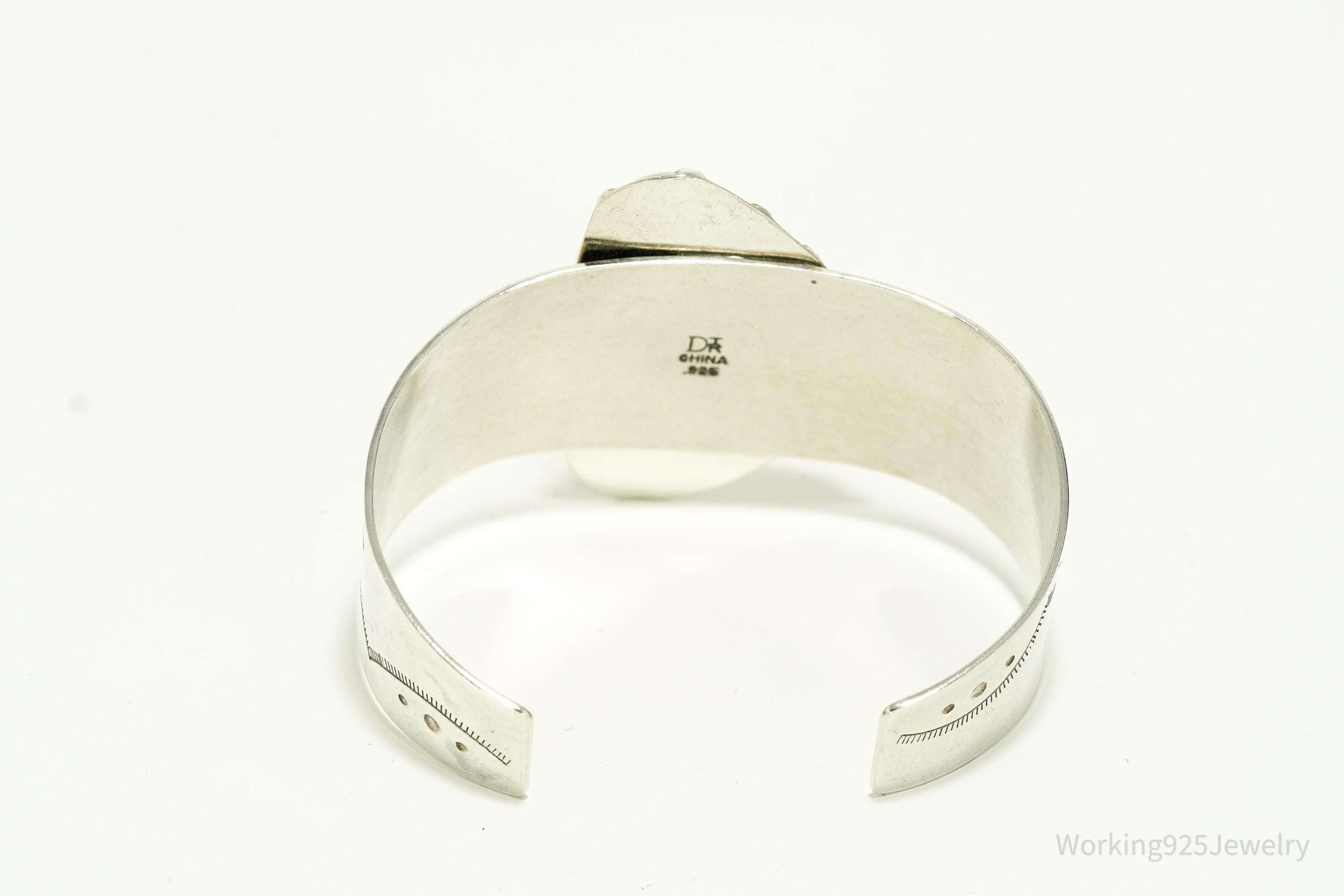 Vintage Desert Rose Trading Co Jay King Sterling Silver Cuff Bracelet 7"