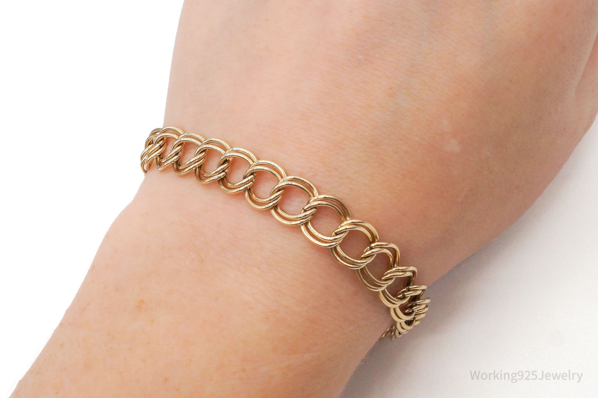 Vintage 1950s 1/20 12K Gold Filled Chain Bracelet