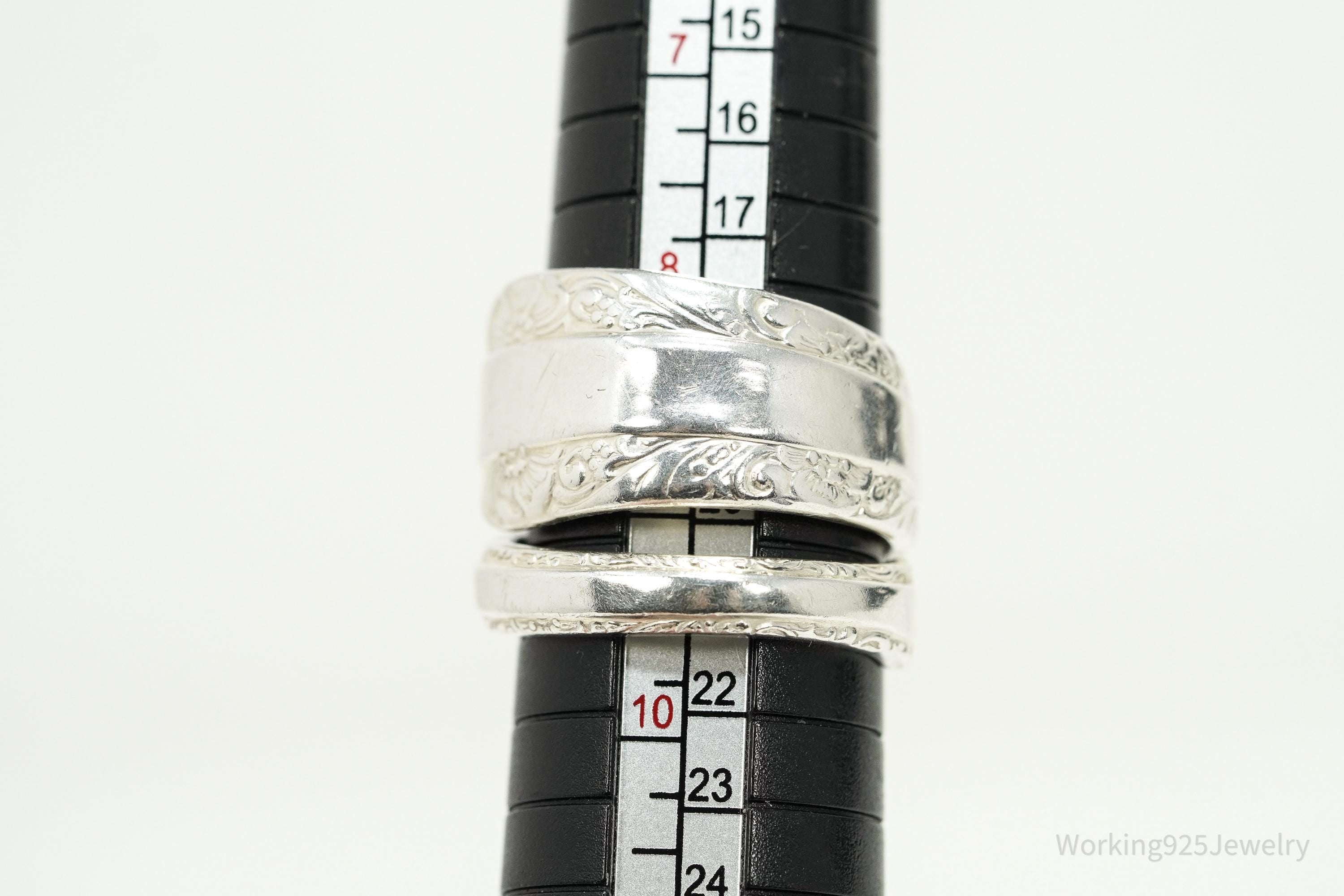 Antique TOWLE "Candlelight" Sterling Silver Spoon Ring Size 9.5