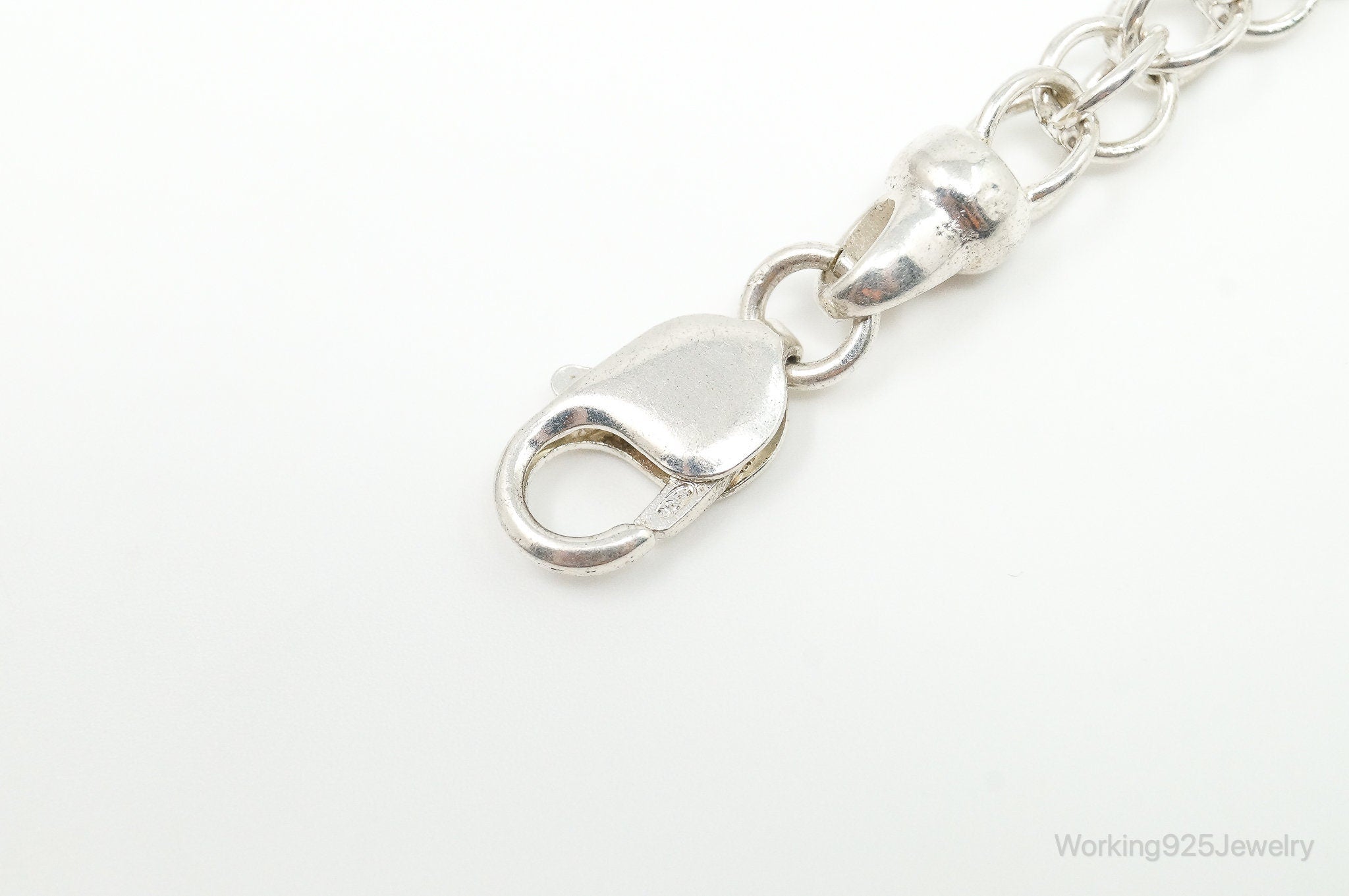 Vintage Sterling Silver Chain Bracelet