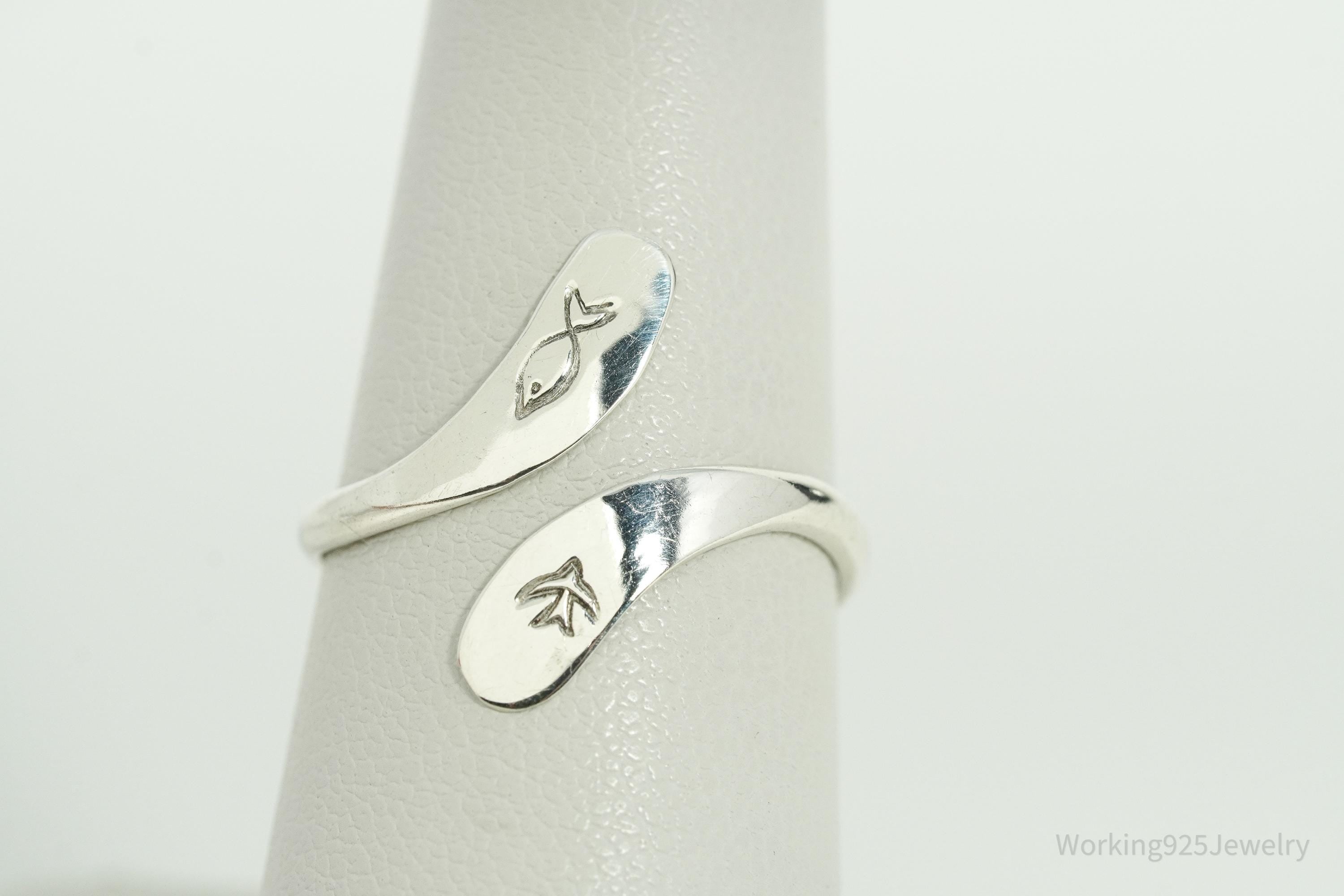 Vintage "Journey" Sterling Silver Ring - Size 7.75