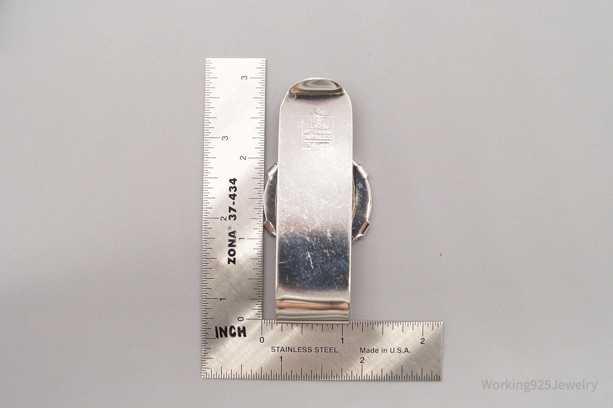 Vintage Maciel ESTADOS UNIDOS MEXICANOS 20 Centavos Silver Coin Money Clip