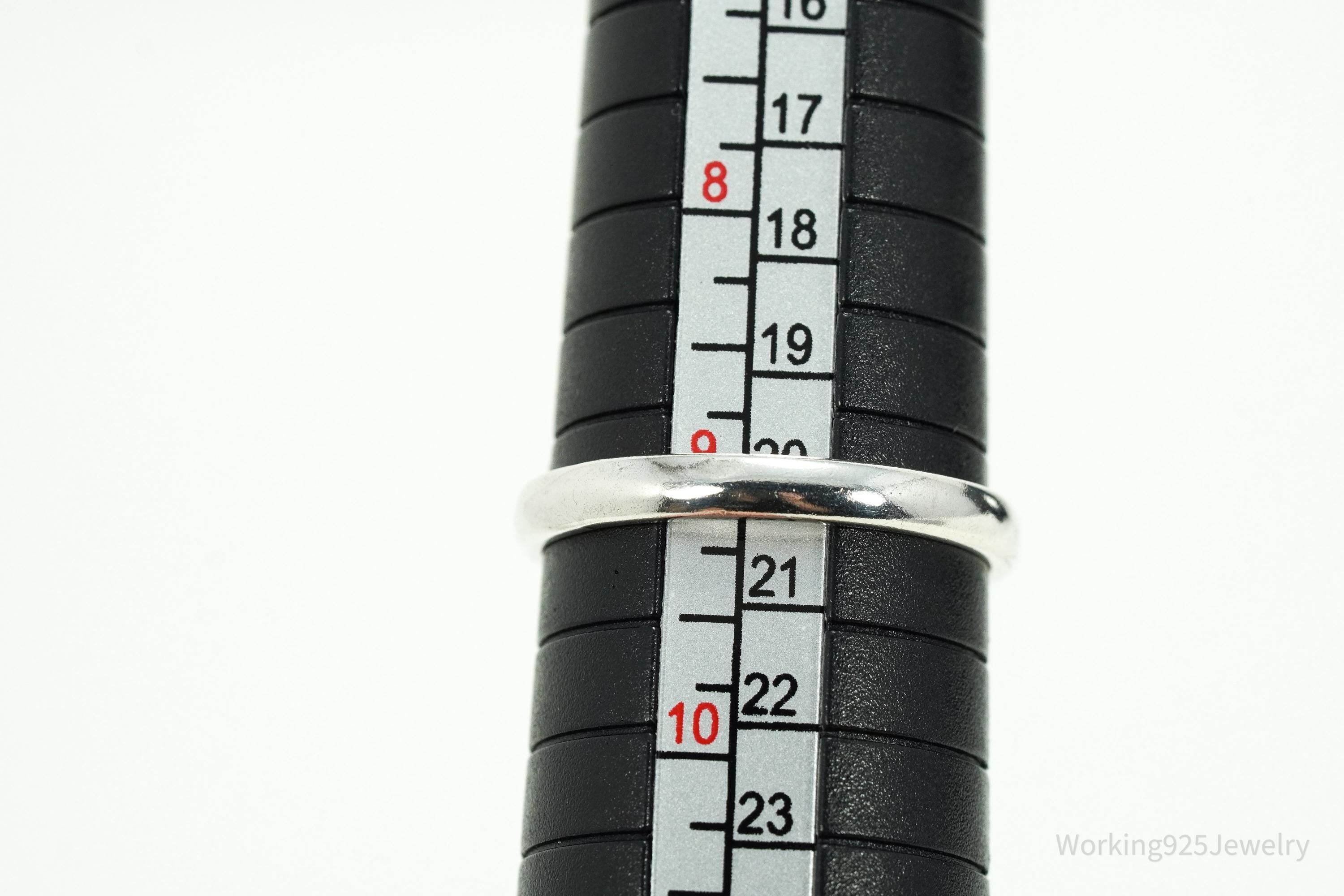 Vintage "Hope" Sterling Silver Band Ring - Size 9