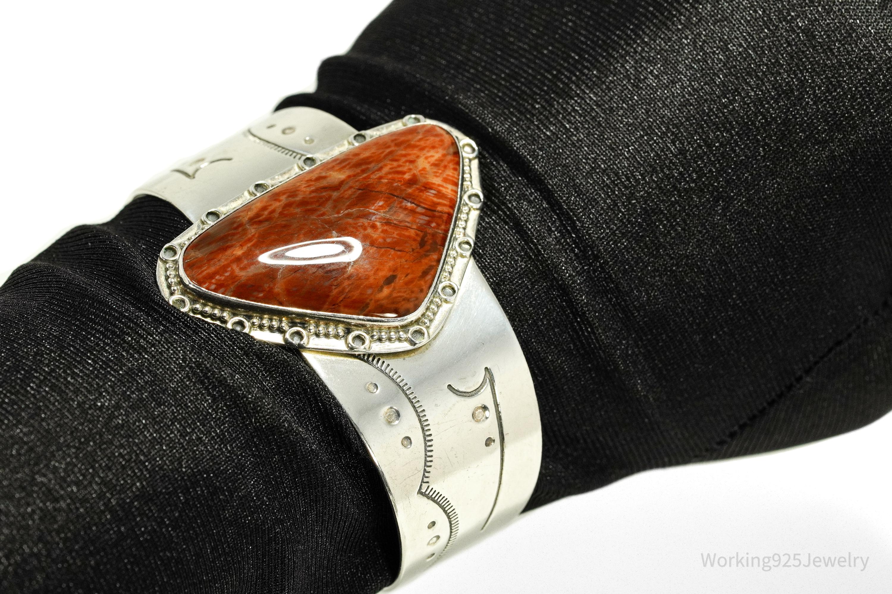 Vintage Desert Rose Trading Co Jay King Sterling Silver Cuff Bracelet 7"