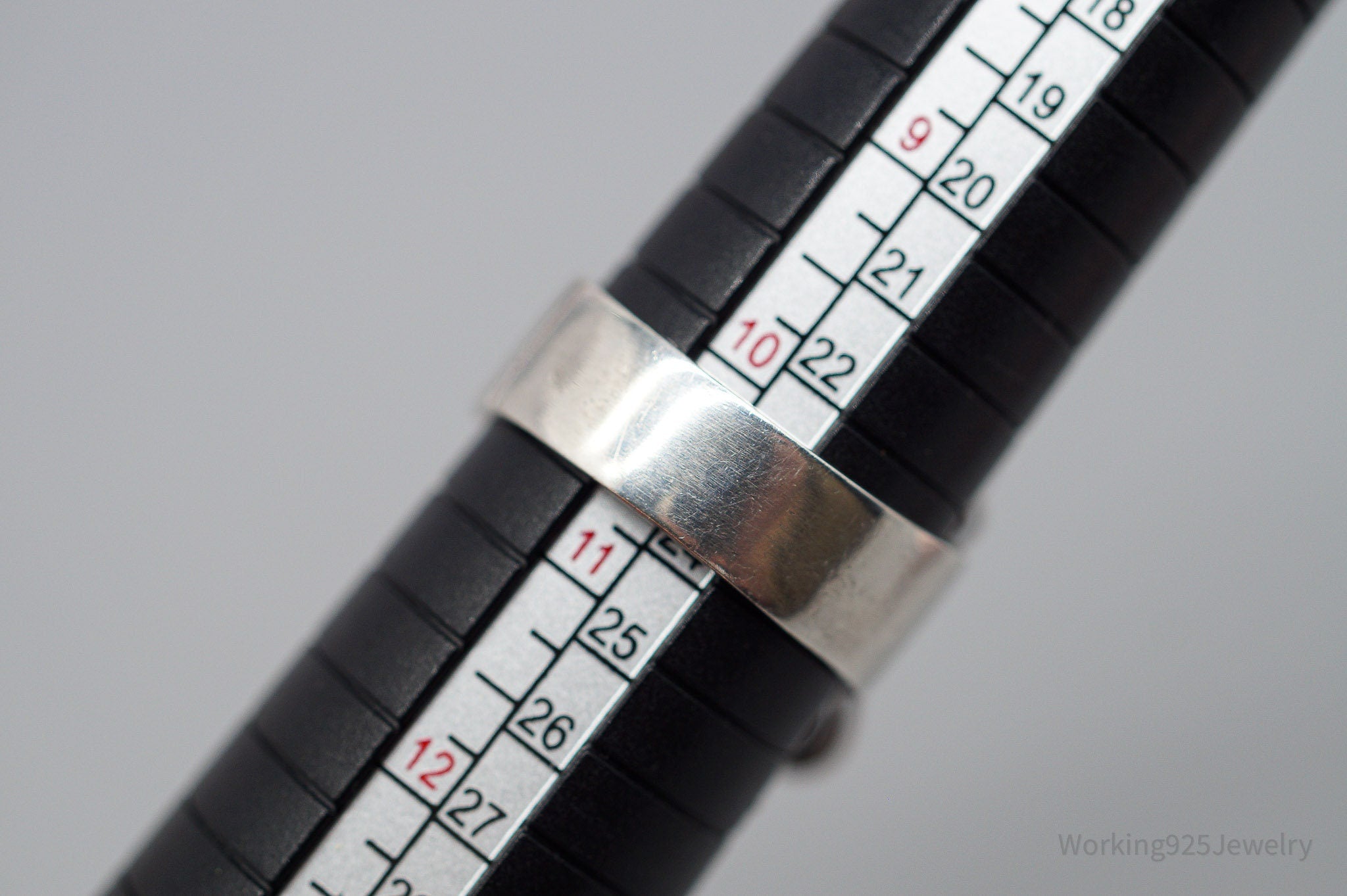 Vintage Carved Sodalite Aztec Mayan Mask Sterling Silver Ring Size 10.5