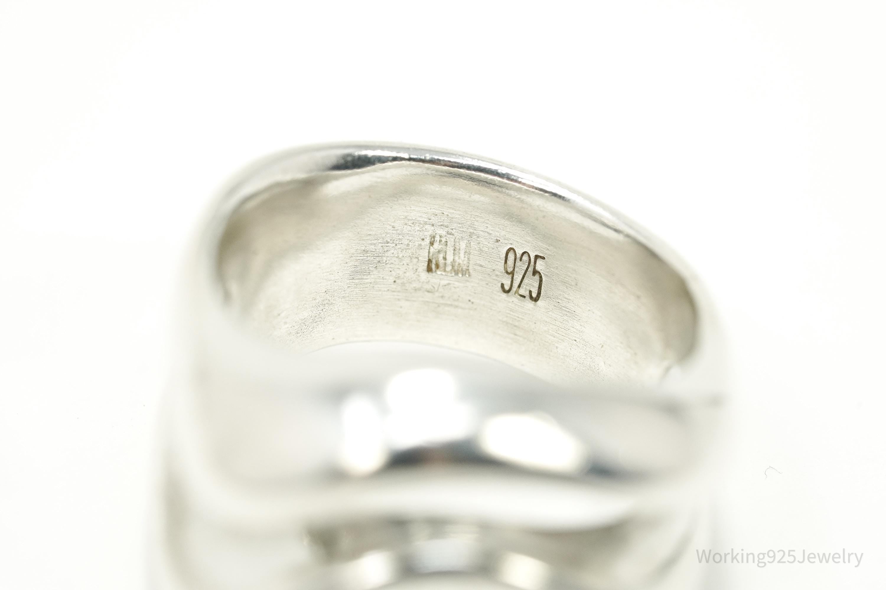 Vintage RLM Studio Modernist Style Sterling Silver Ring - Size 7.75