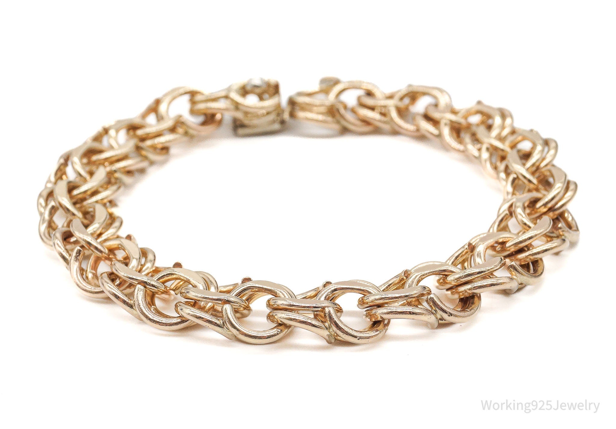 Vintage 1950s 1/20 12K Gold Filled Chain Bracelet