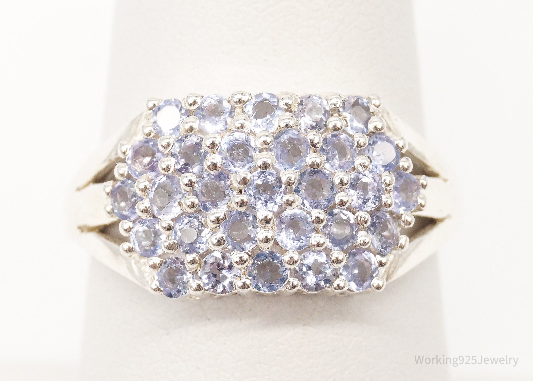 Vintage Iolite Sterling Silver Ring - Size 6.75