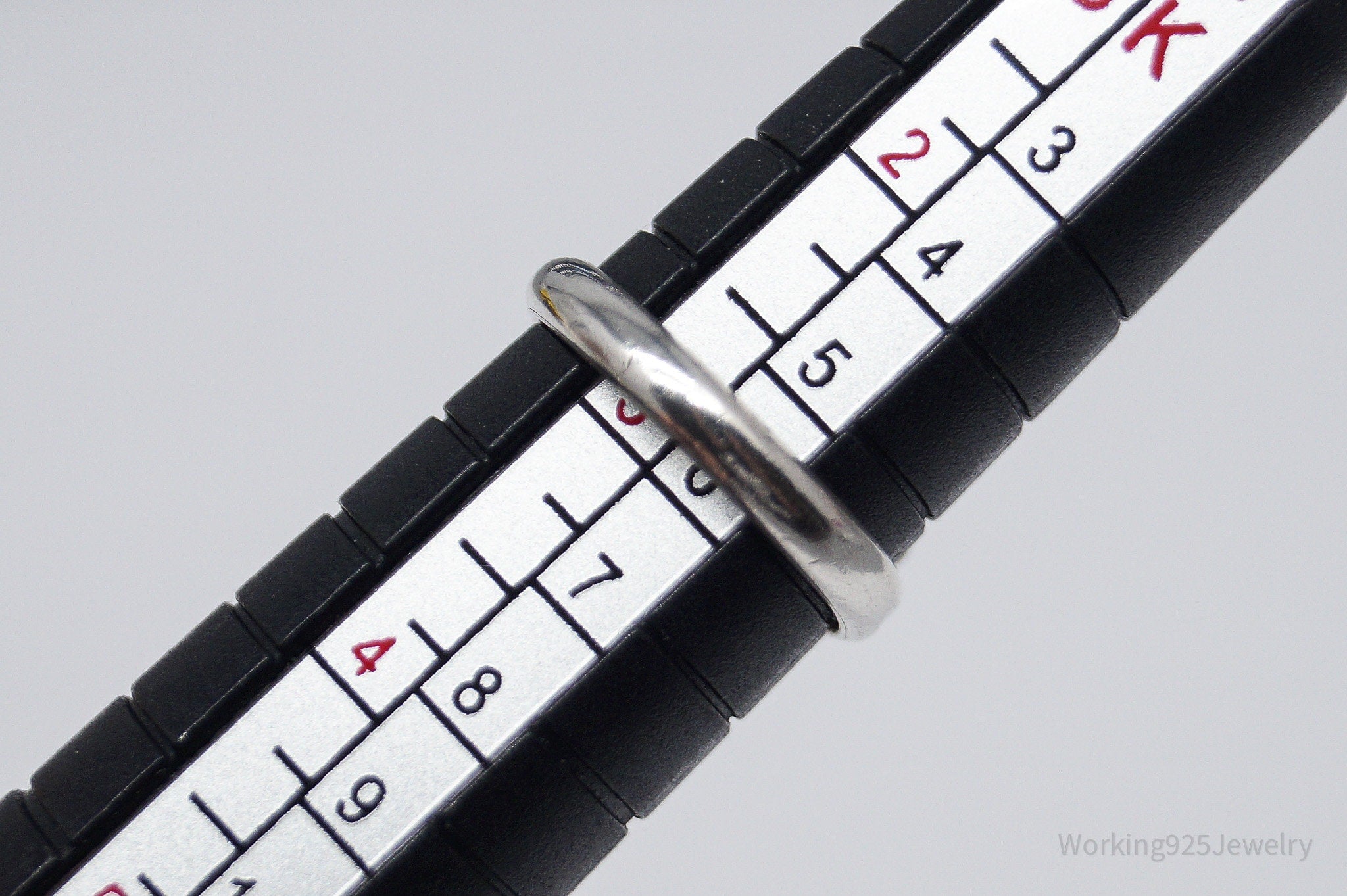 Vintage Native American Turquoise Unsigned Silver Ring - Size 2.75