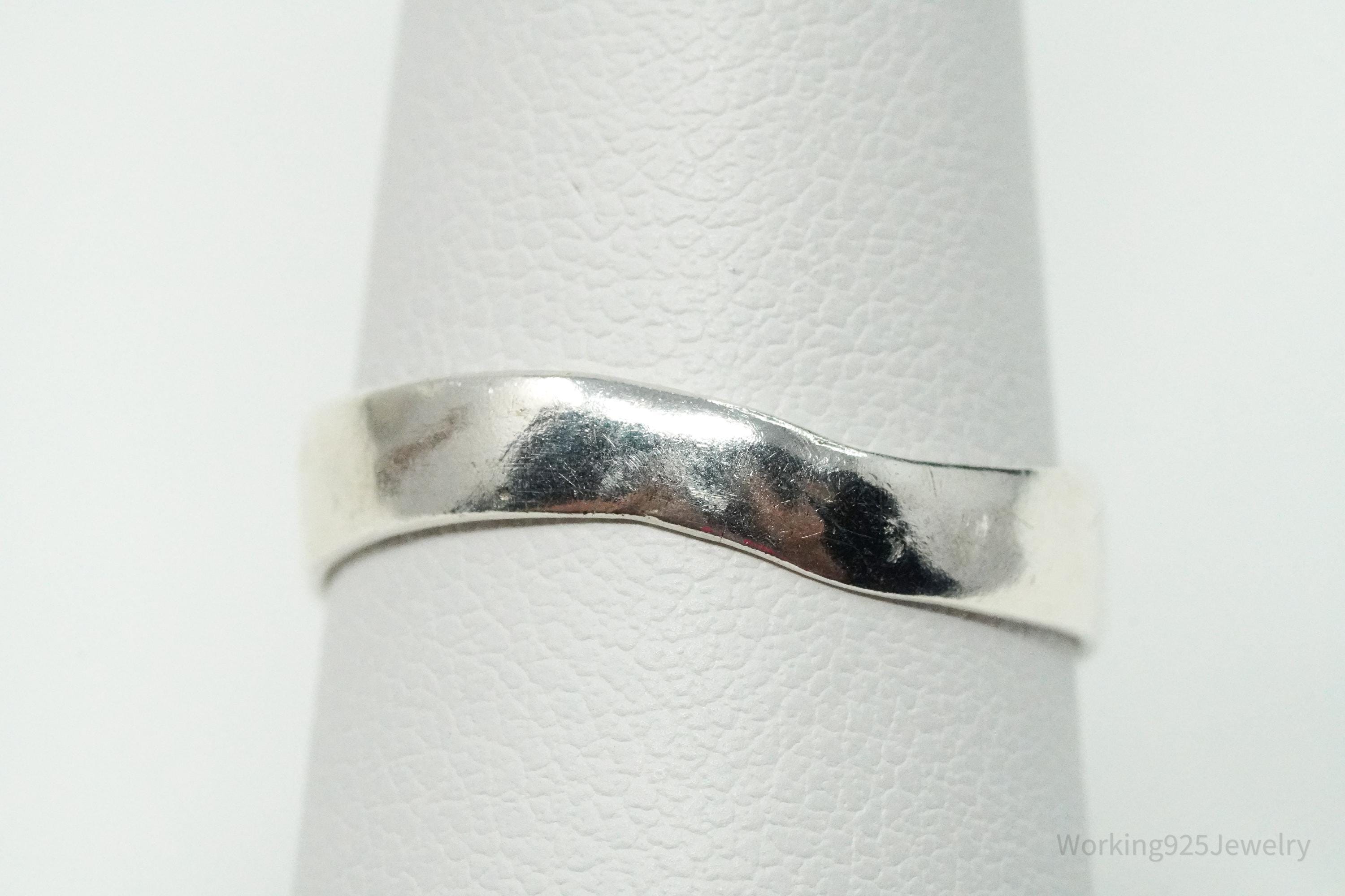 Vintage Southwestern Style Sterling Silver Ring - Size 7.75