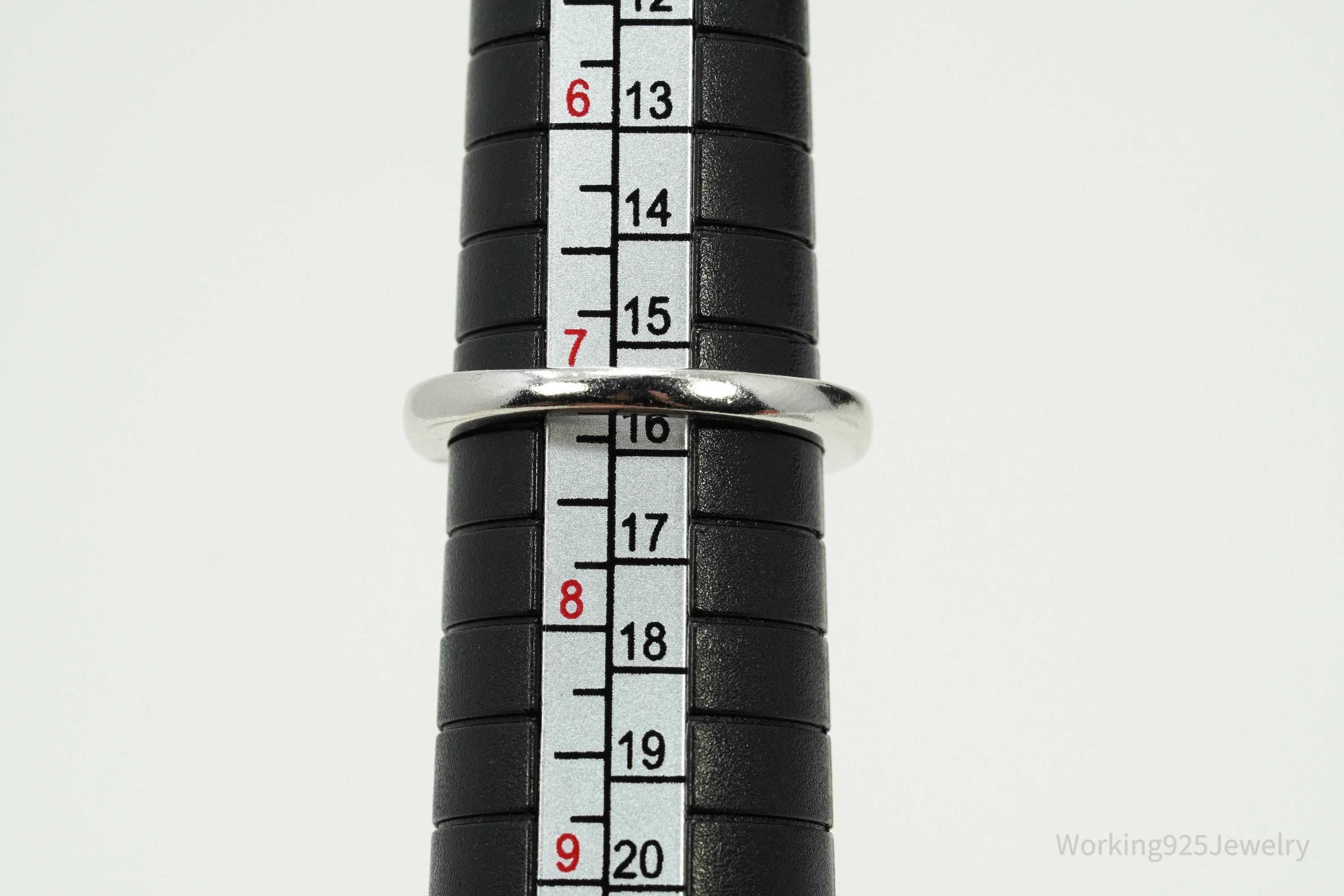 GSK Peridot Sterling Silver Ring - Size 7