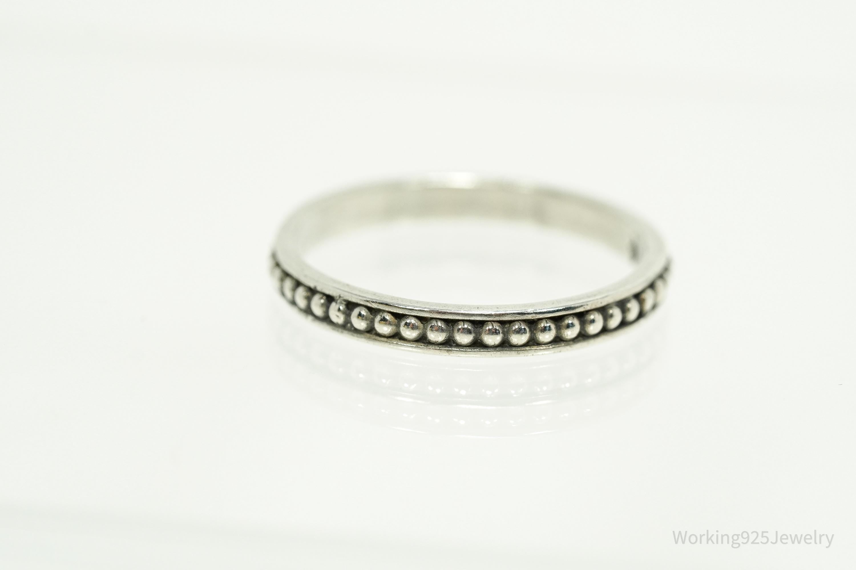 Vintage Designer Silpada Sterling Silver Stacker Ring - Size 10