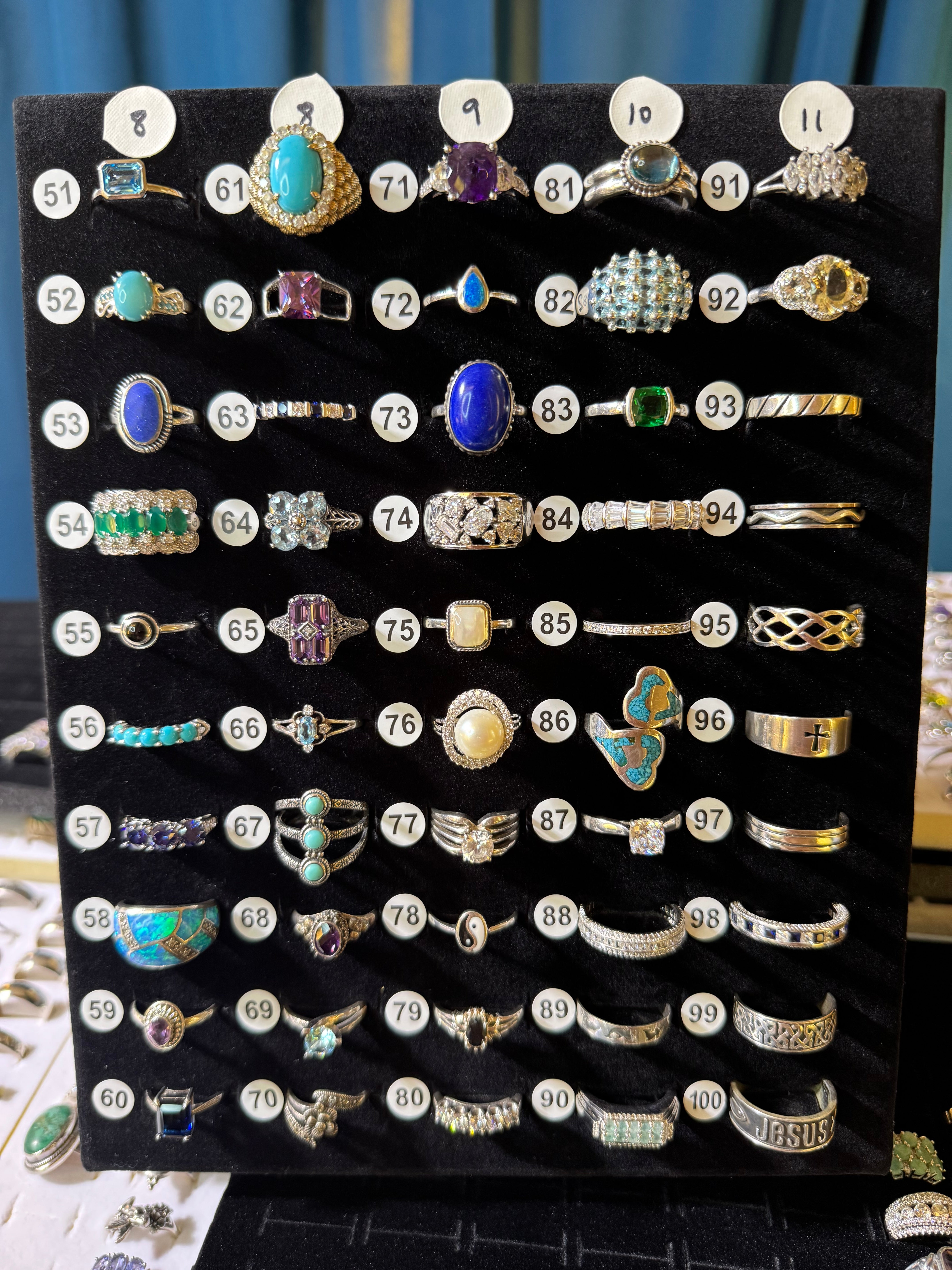 Ring Board J - Sizes 8-11