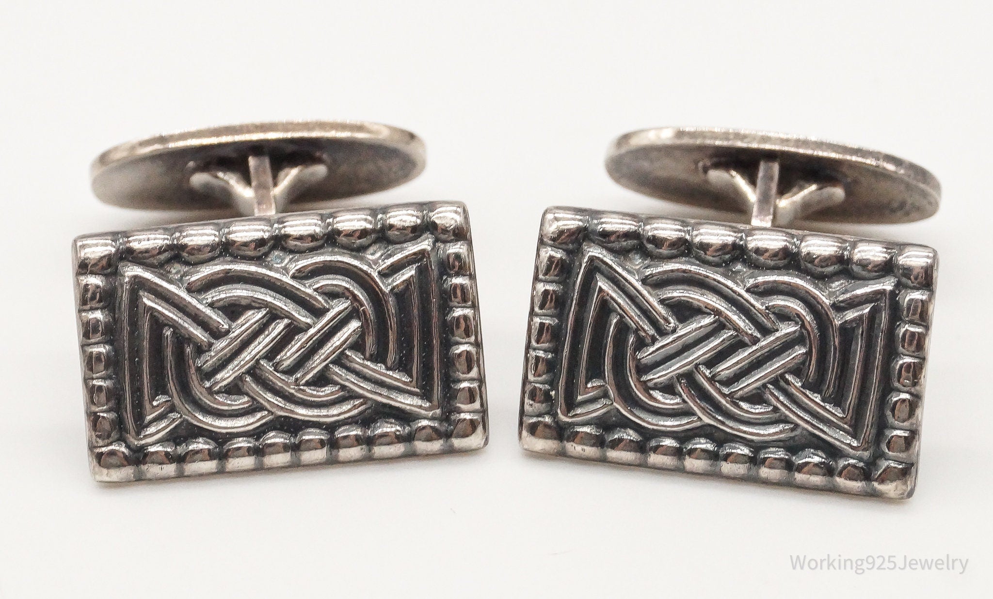 VTG Norway David Andersen Noruega Osebergfunnet Sterling Silver Cufflinks