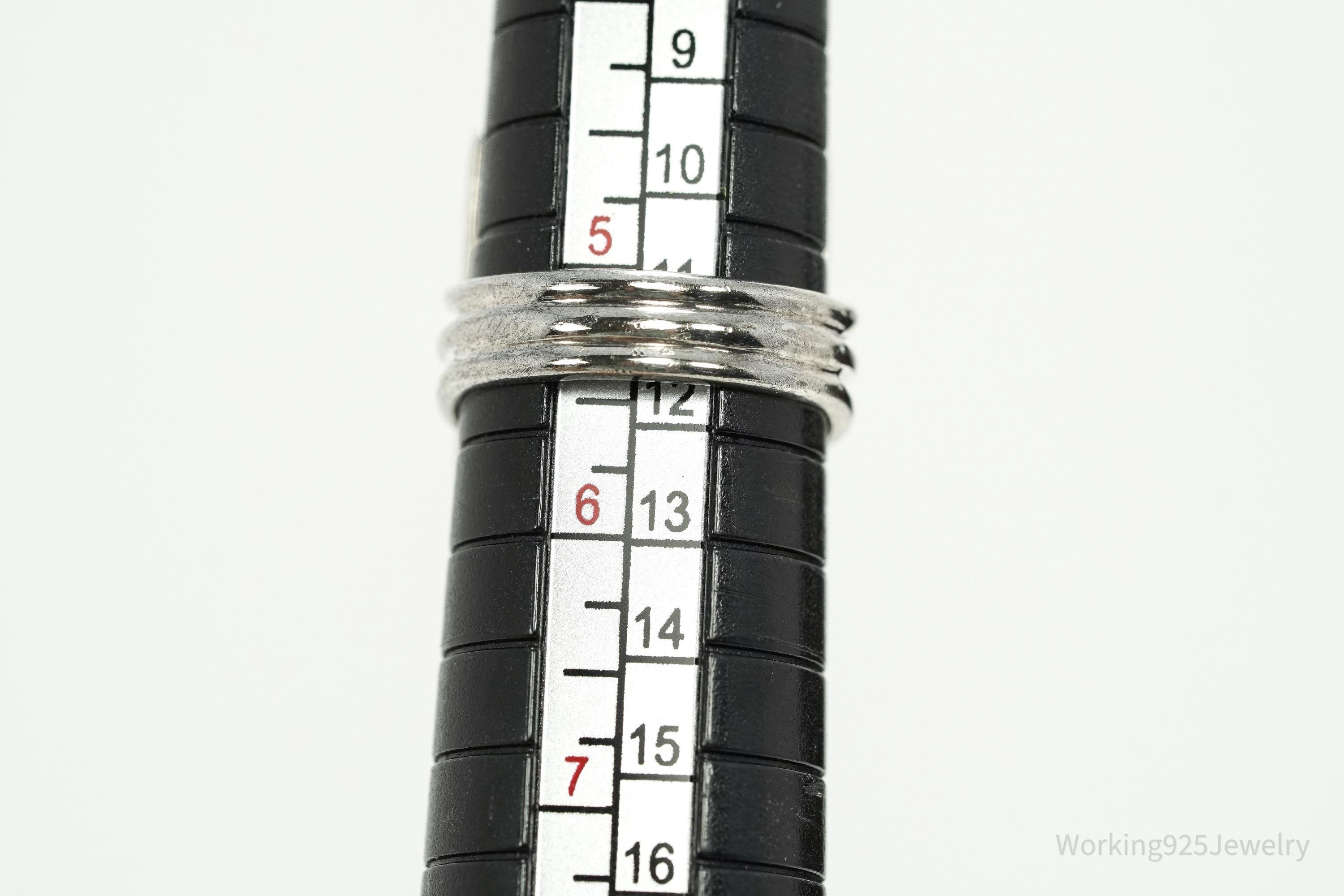 Vintage Nicky Butler Amethyst Sterling Silver Ring - Size 5.25