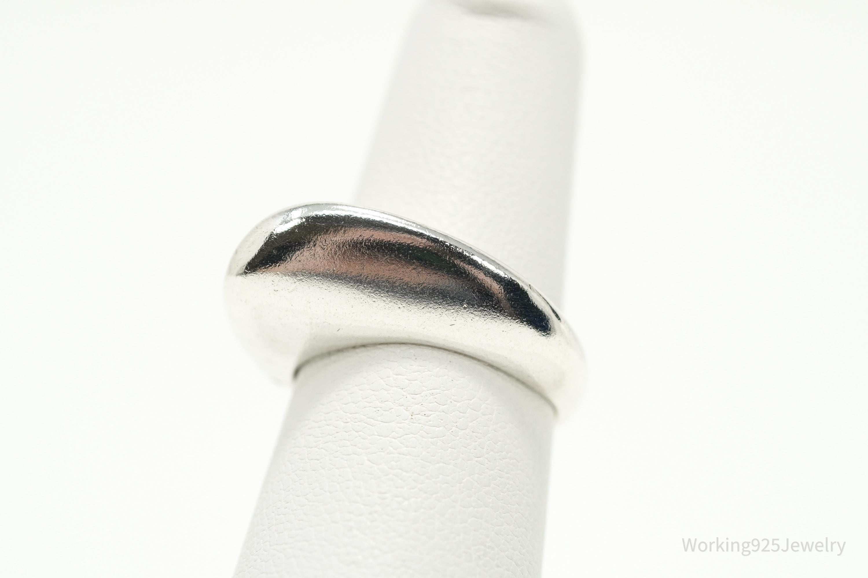Birks Modernist Style Sterling Silver Ring - Size 5.75