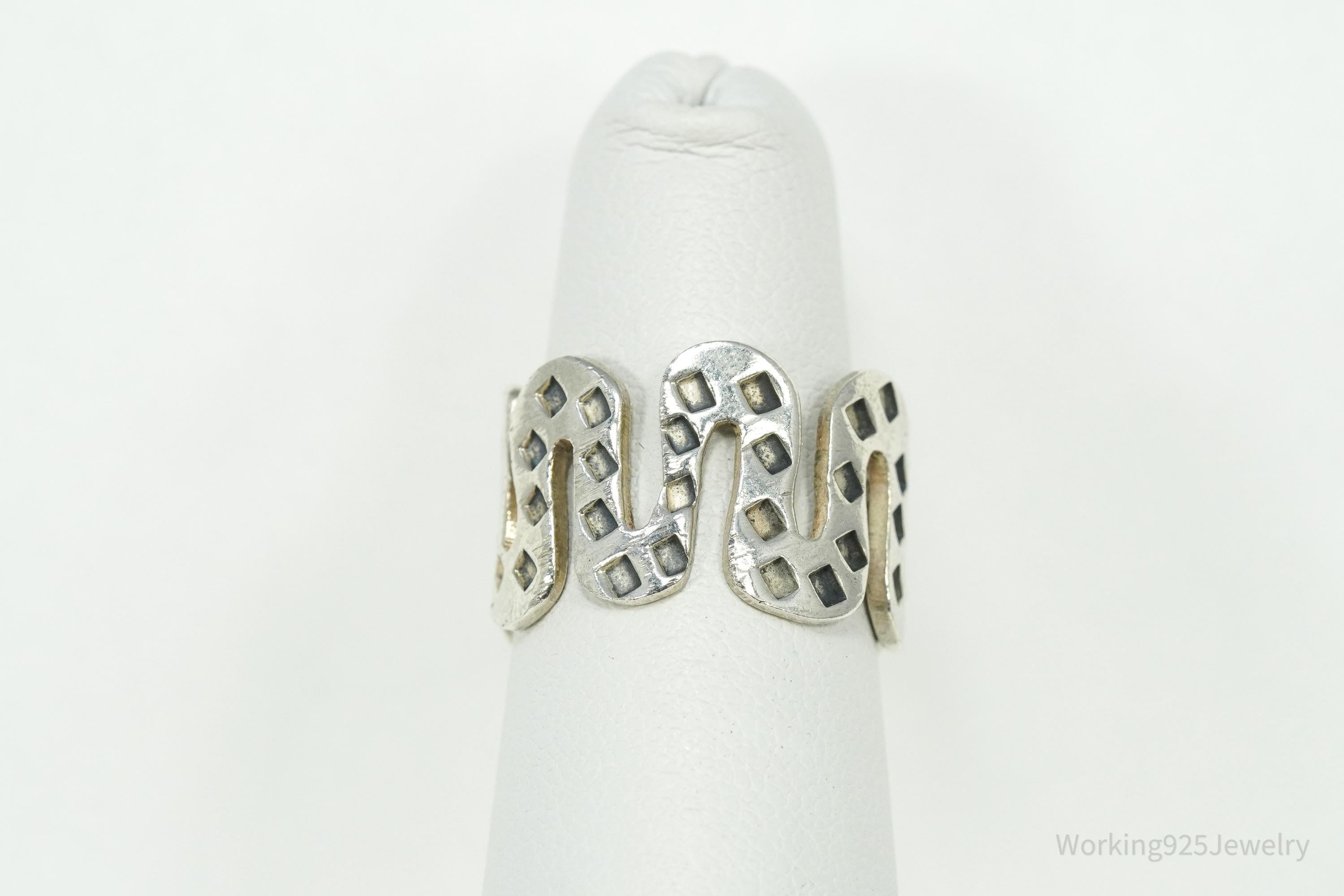 Vintage Mexican RJP Sterling Silver Ring - Size 5.5