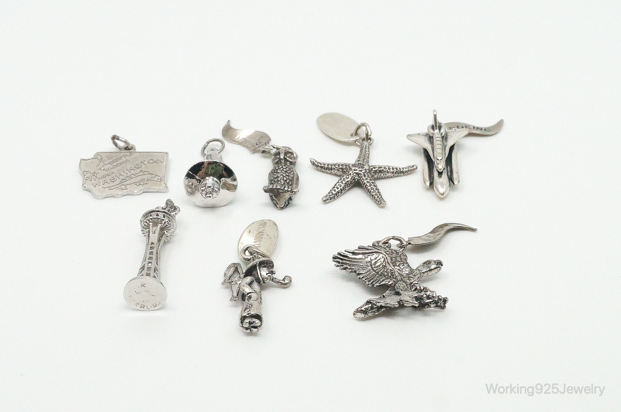 Vintage Washington Sterling Silver Charms Lot