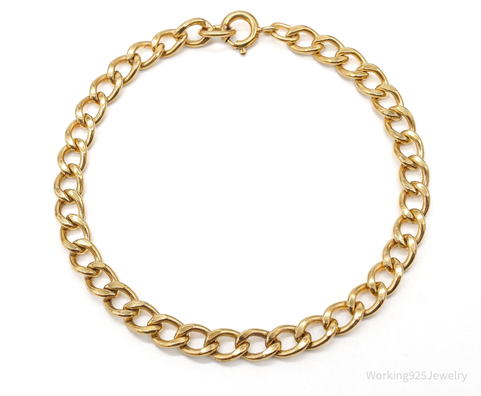 Vintage AJC Co Retro 1960s 1/20 12K Gold Filled Chain Bracelet