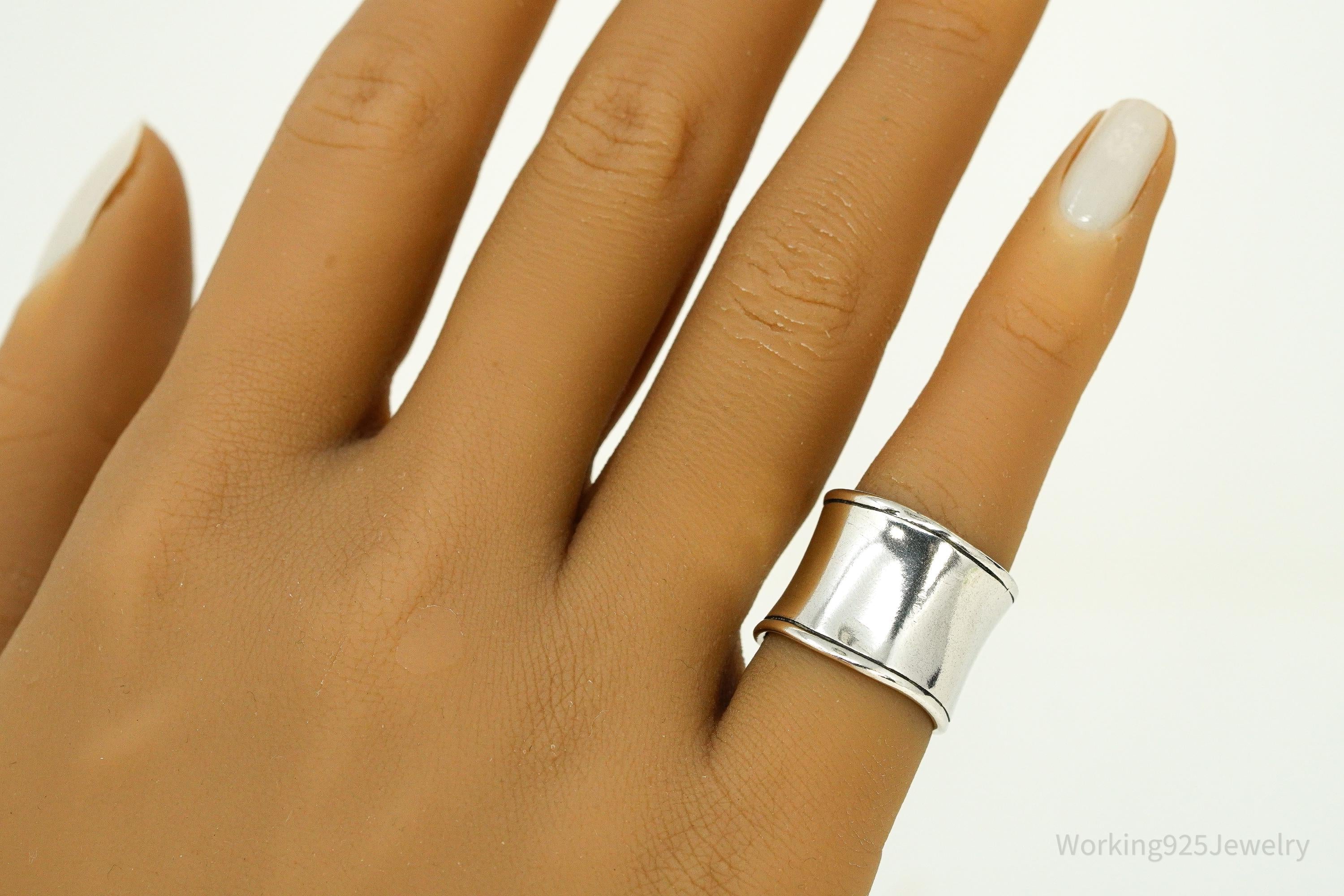 Vintage Designer Silpada Sterling Silver Band Ring - Size 5.25