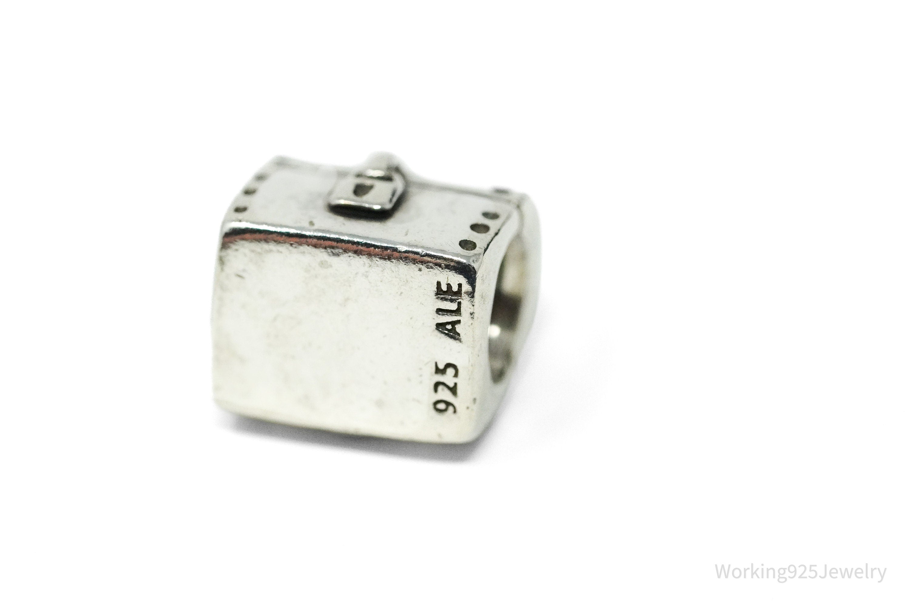 Retired Authentic Designer Pandora Treasure Hope Chest Sterling Silver Charm