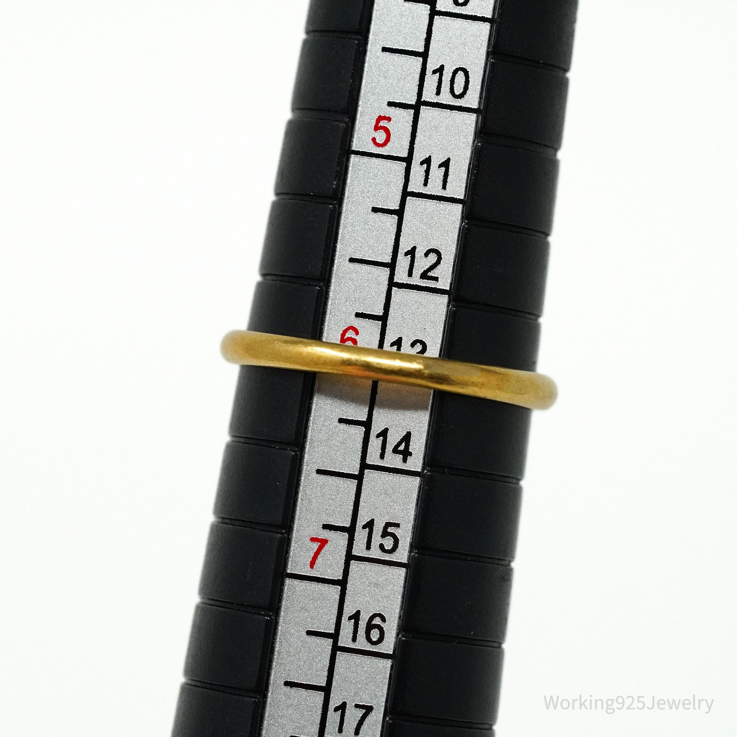 Platinum Topped 18K Yellow Gold & Single Cut Diamond Ring - Size 6