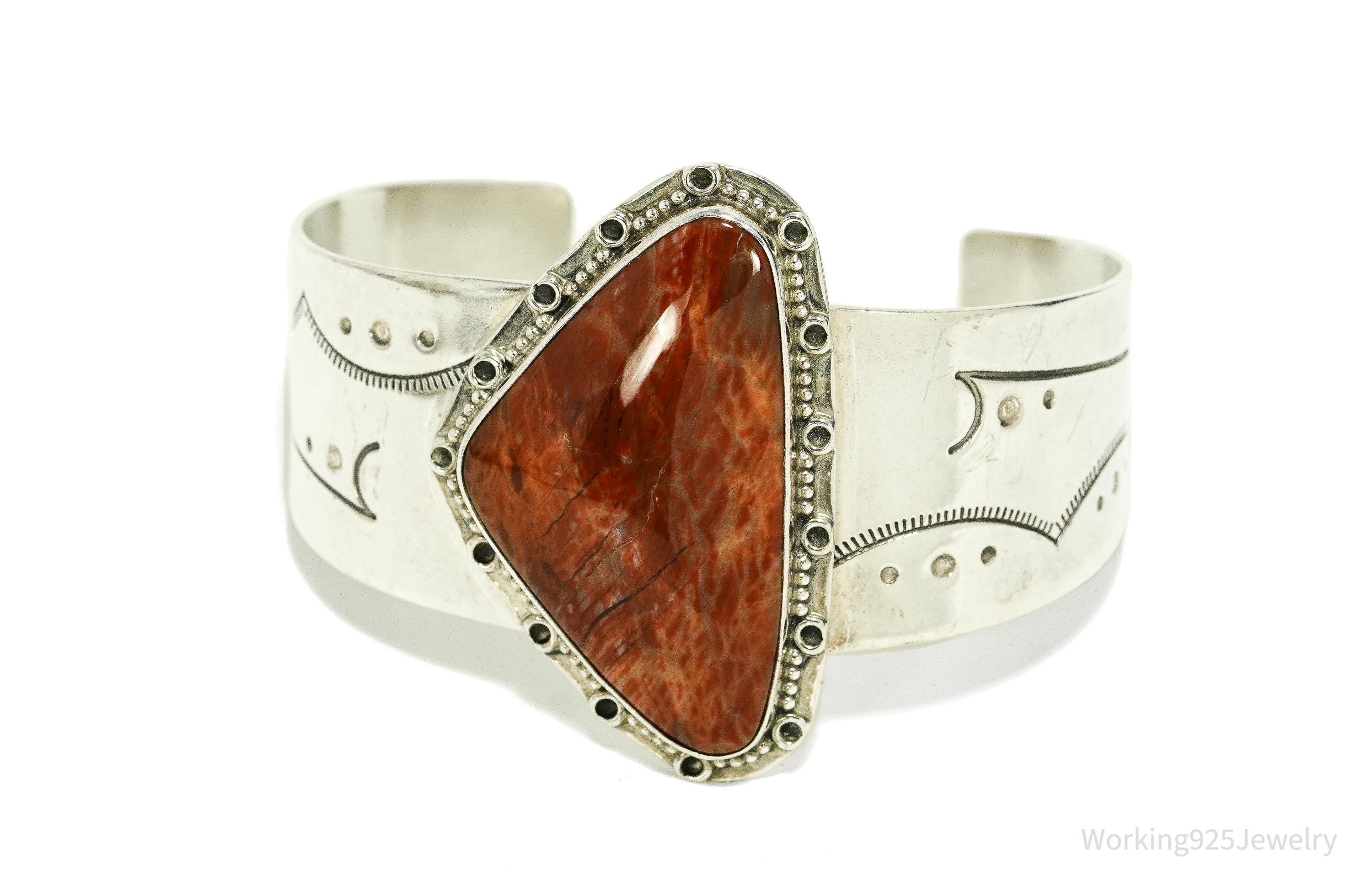 Vintage Desert Rose Trading Co Jay King Sterling Silver Cuff Bracelet 7"