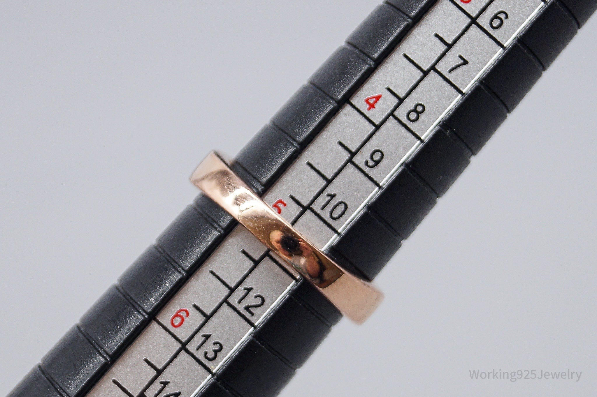 JTV BBJ Pink Kunzite 18K Rose Gold Over Sterling Silver Ring - Size 5