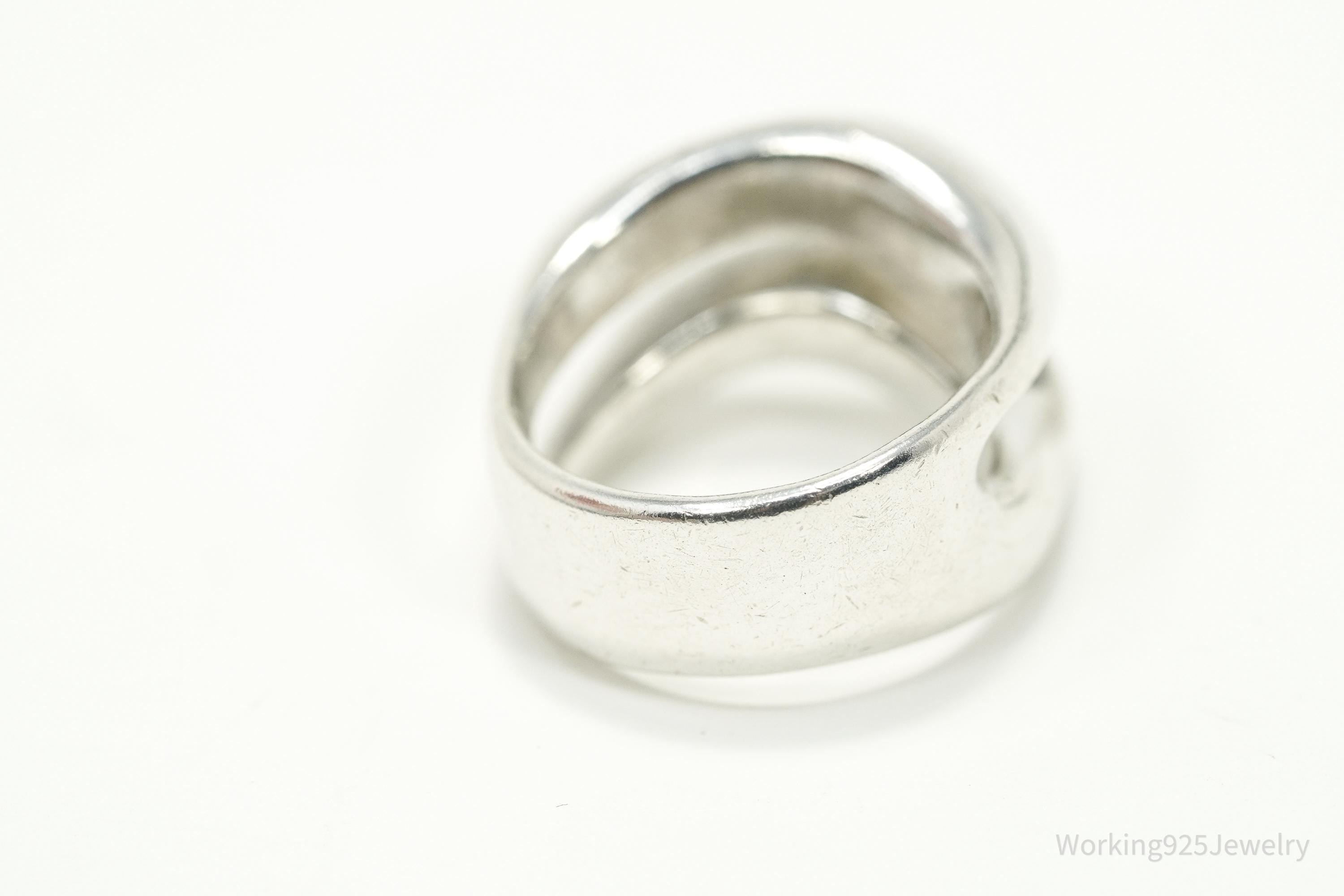 Vintage RLM Studio Modernist Style Sterling Silver Ring - Size 7.75