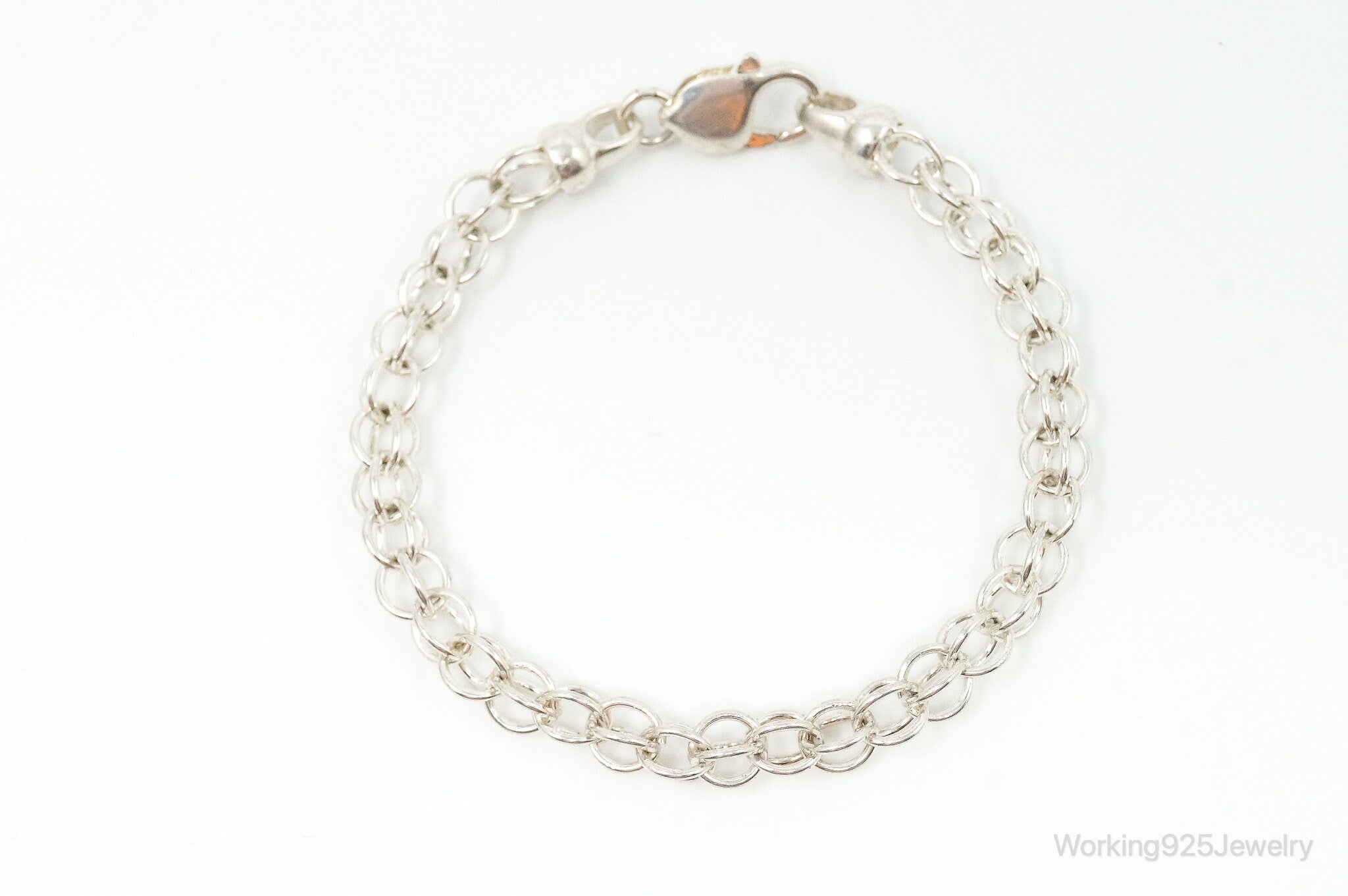 Vintage Sterling Silver Chain Bracelet