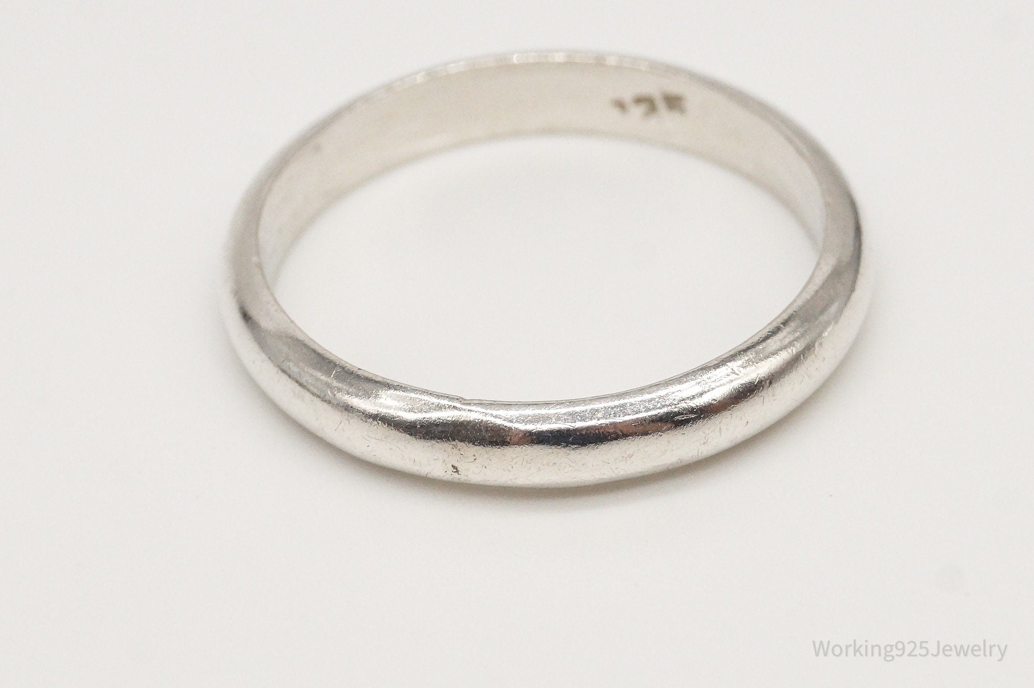 Vintage Sterling Silver Band Ring - Size 11