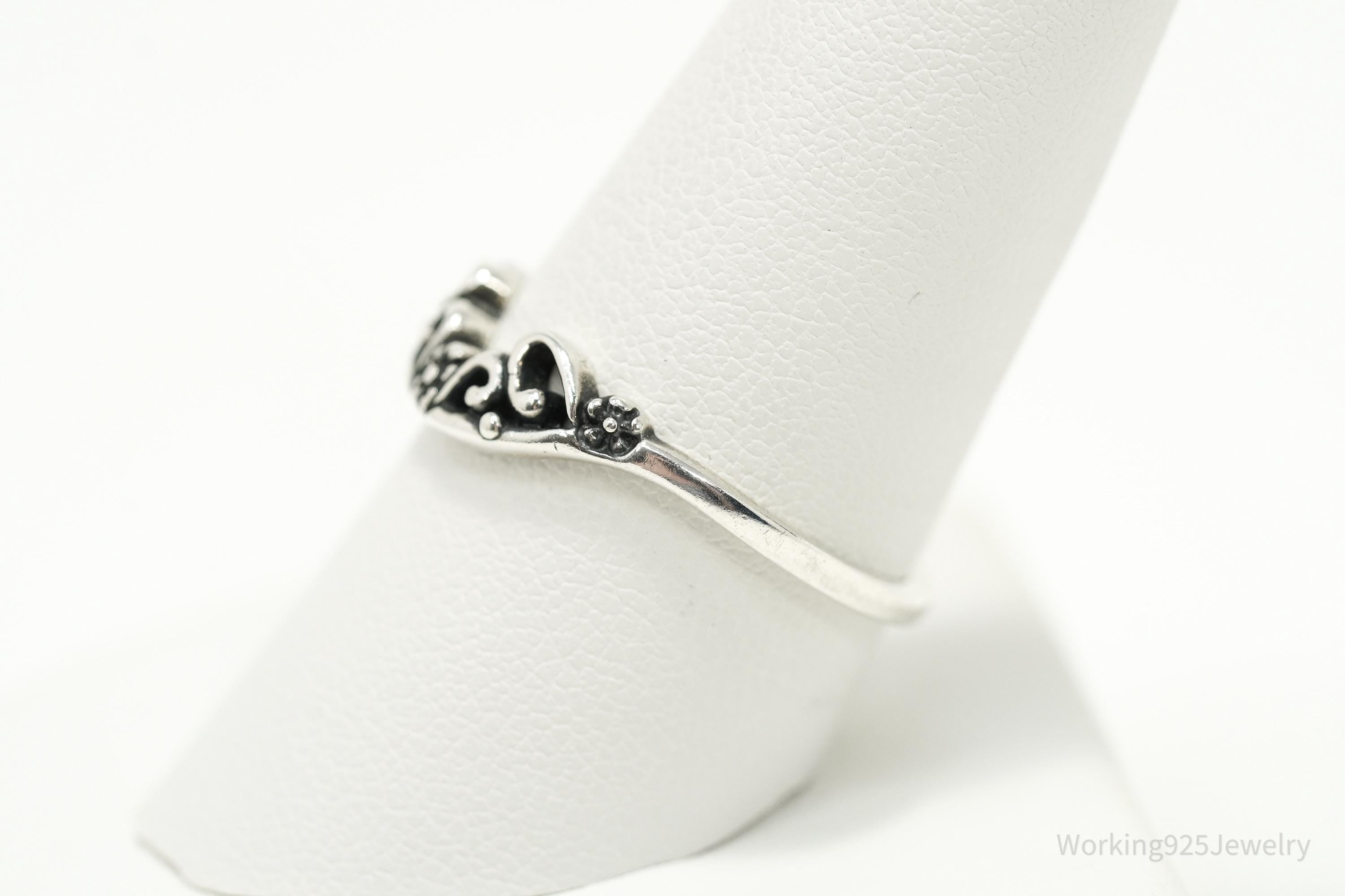 Vintage Native Designer Carolyn Pollack Relios Sterling Silver Ring Size 9