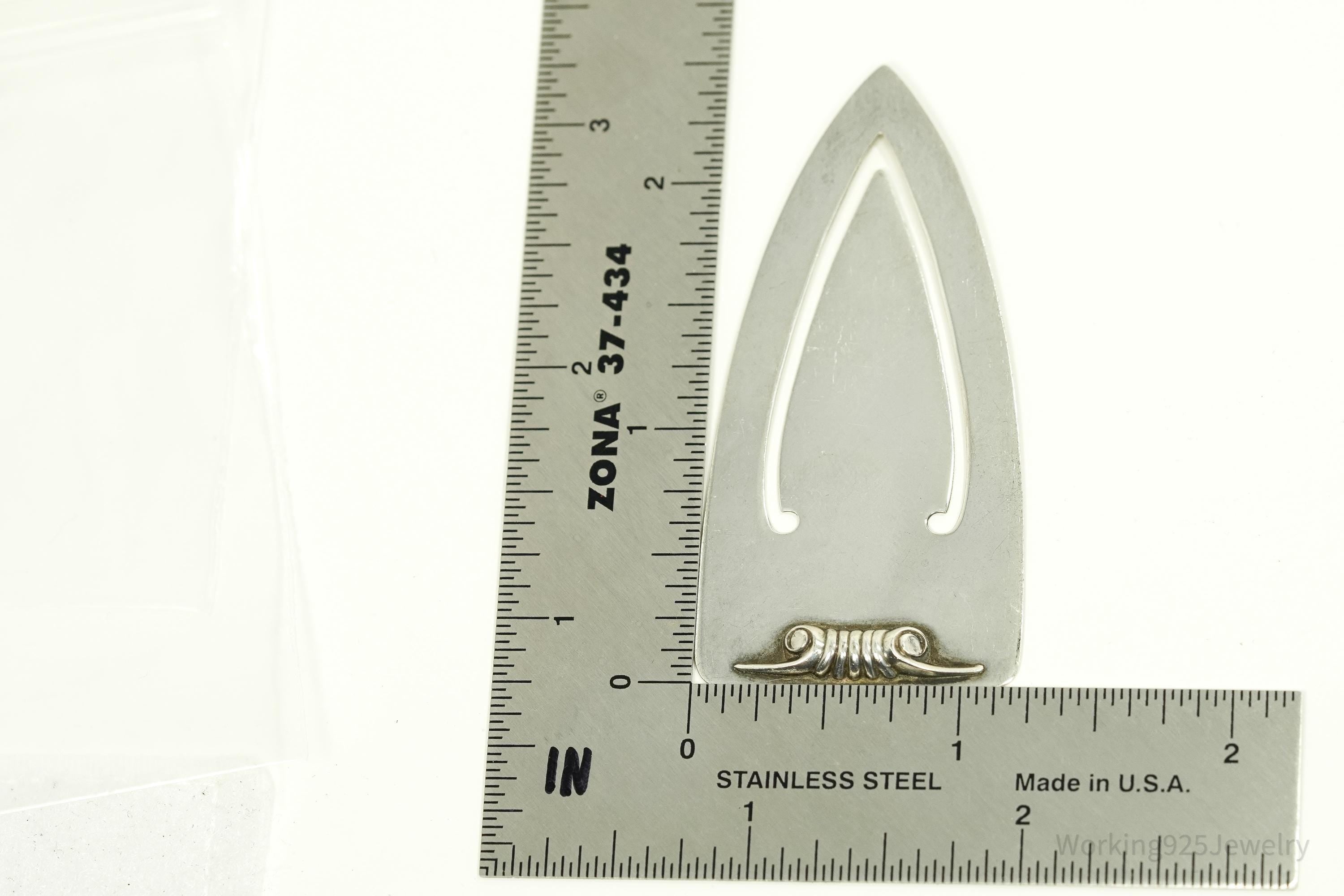 Antique R. Blackinton & Co Sterling Silver Bookmark Clip