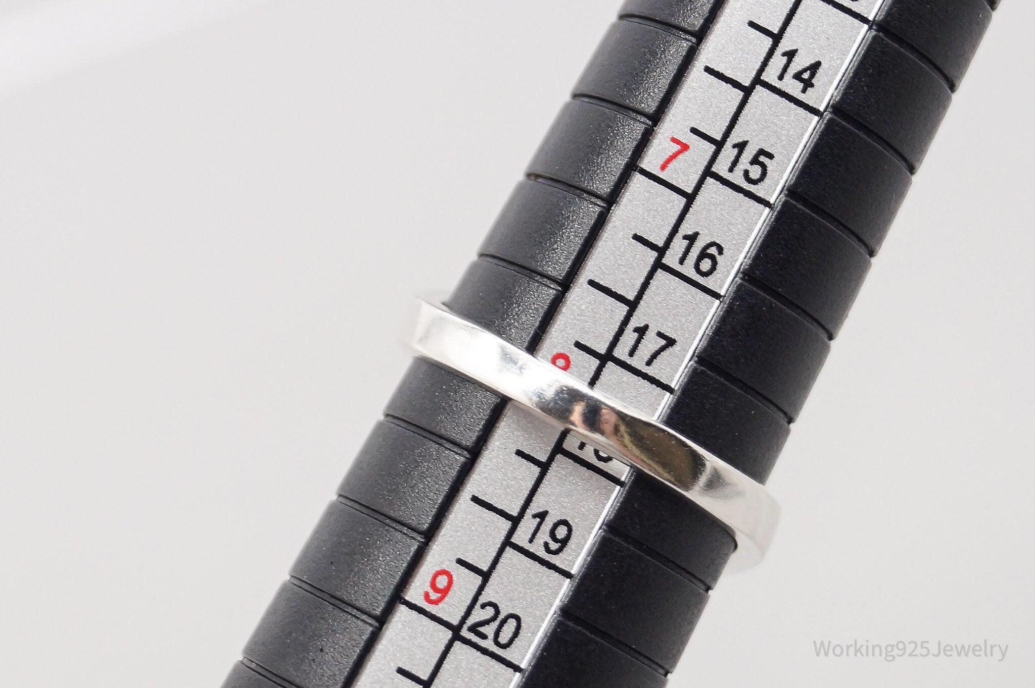 Vintage Diamonique Cubic Zirconia Sterling Silver Ring - Size 8