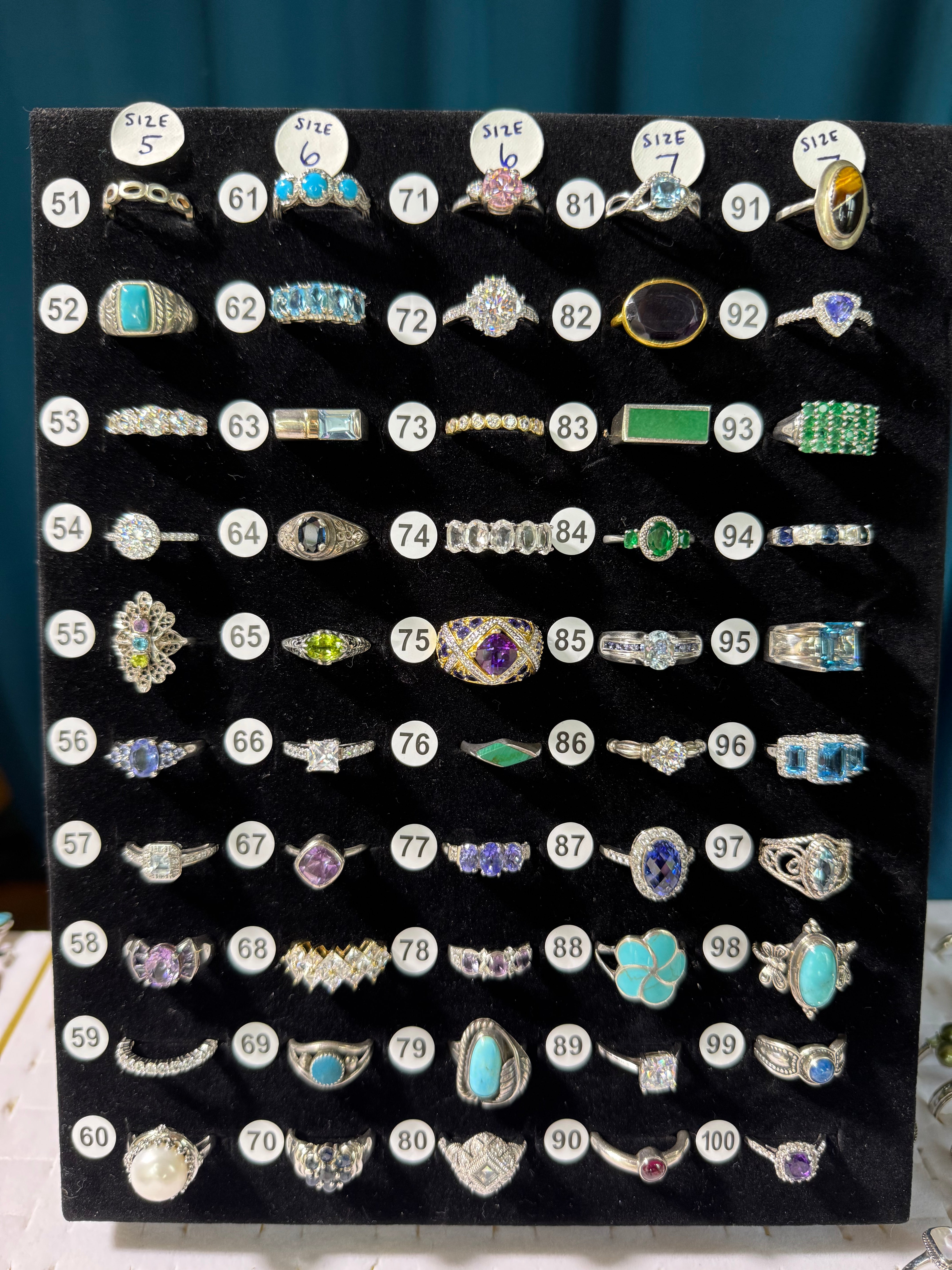 Ring Board B - Sizes 5-7