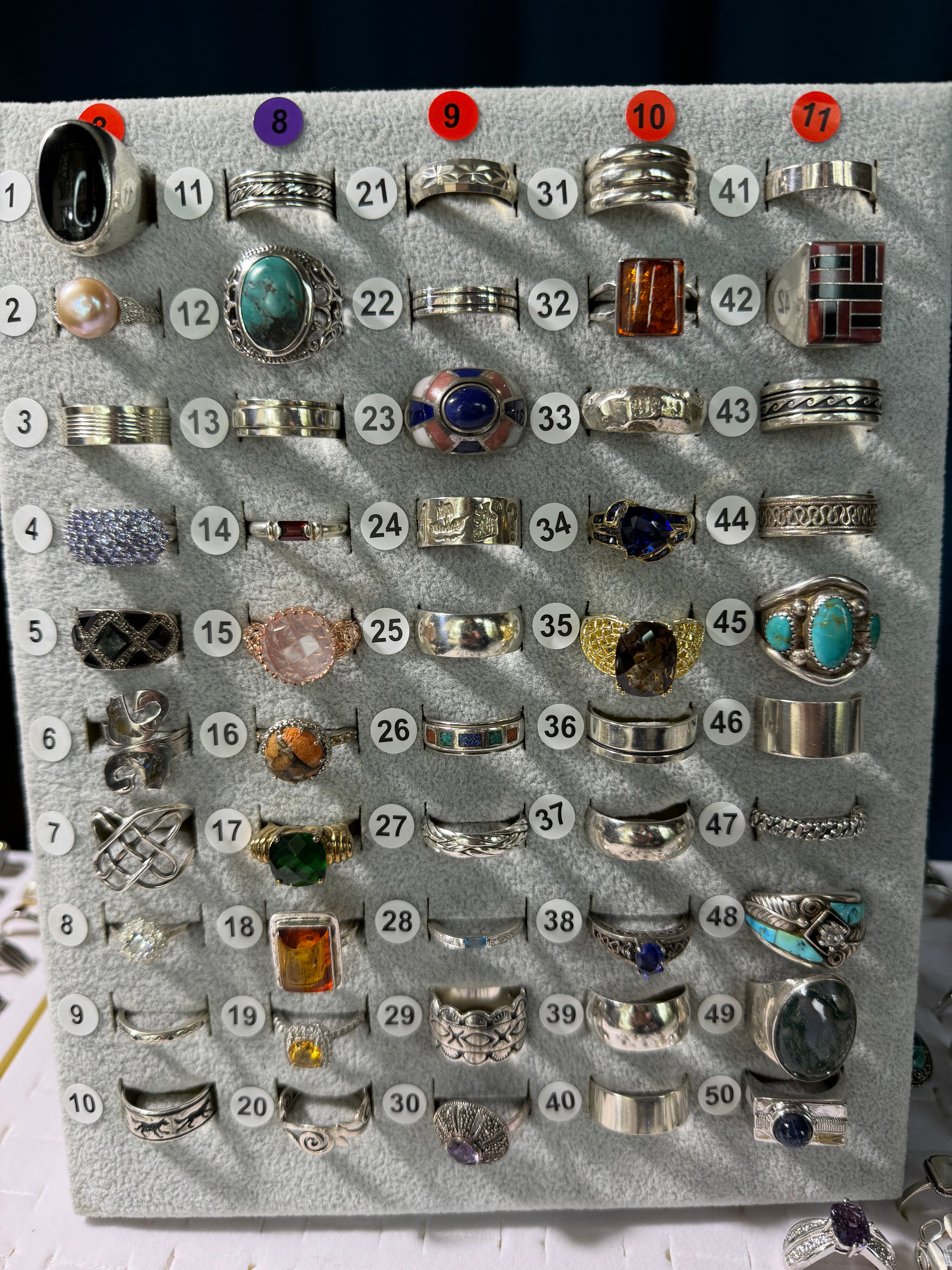 Ring Board E - Sizes 8-11