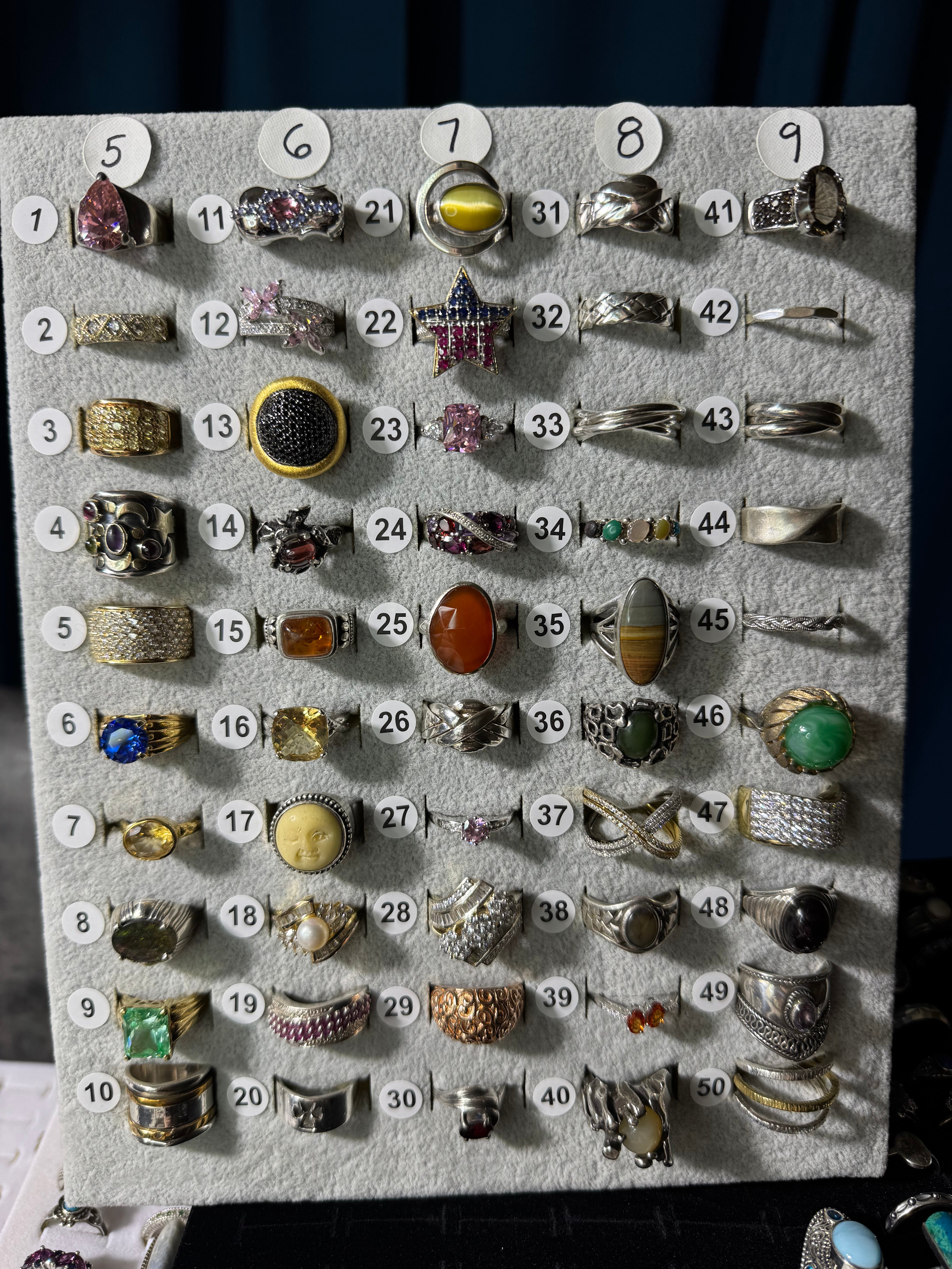 Ring Board K - Sizes 5-9