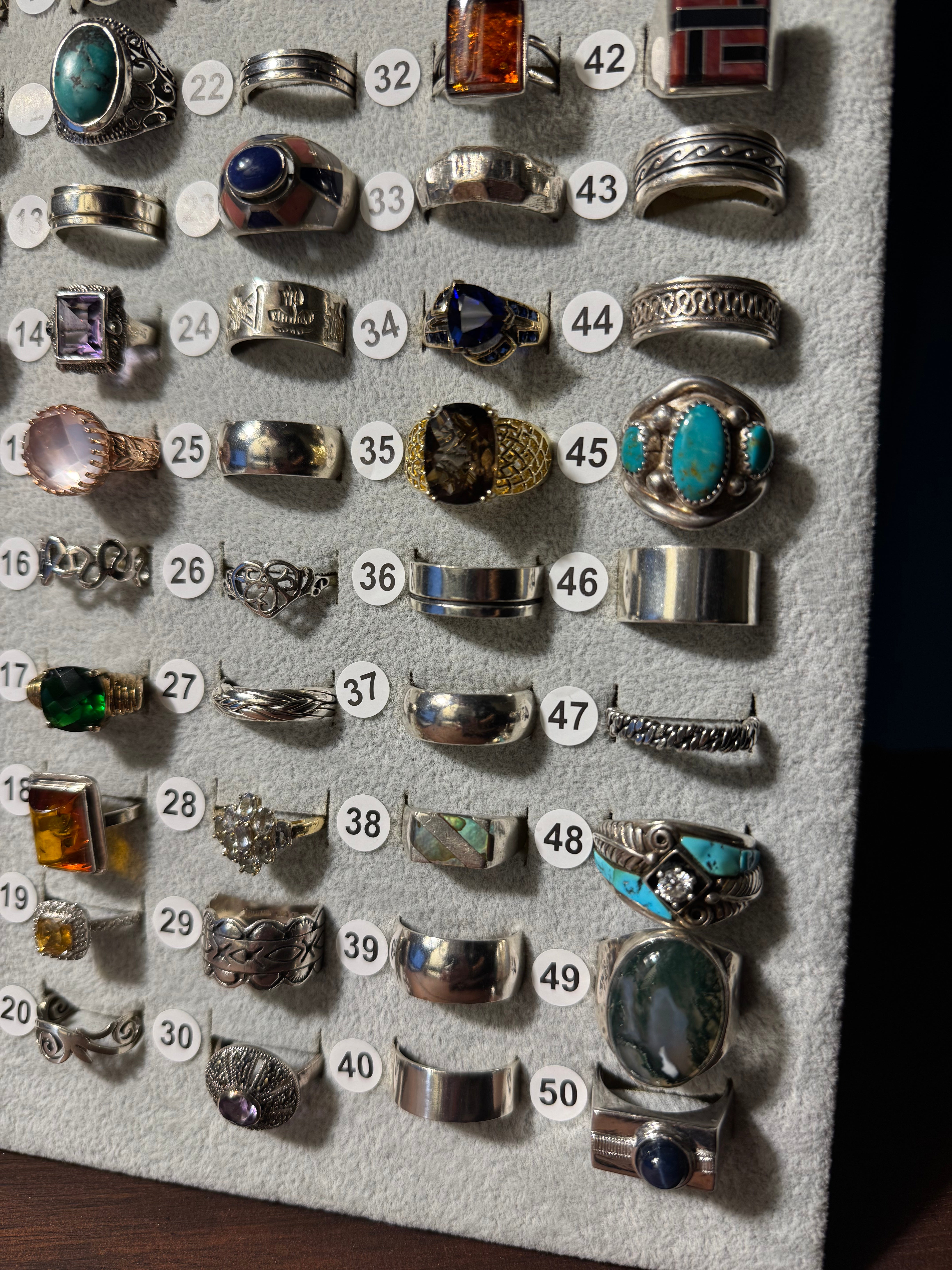 Ring Board E - Sizes 8-11