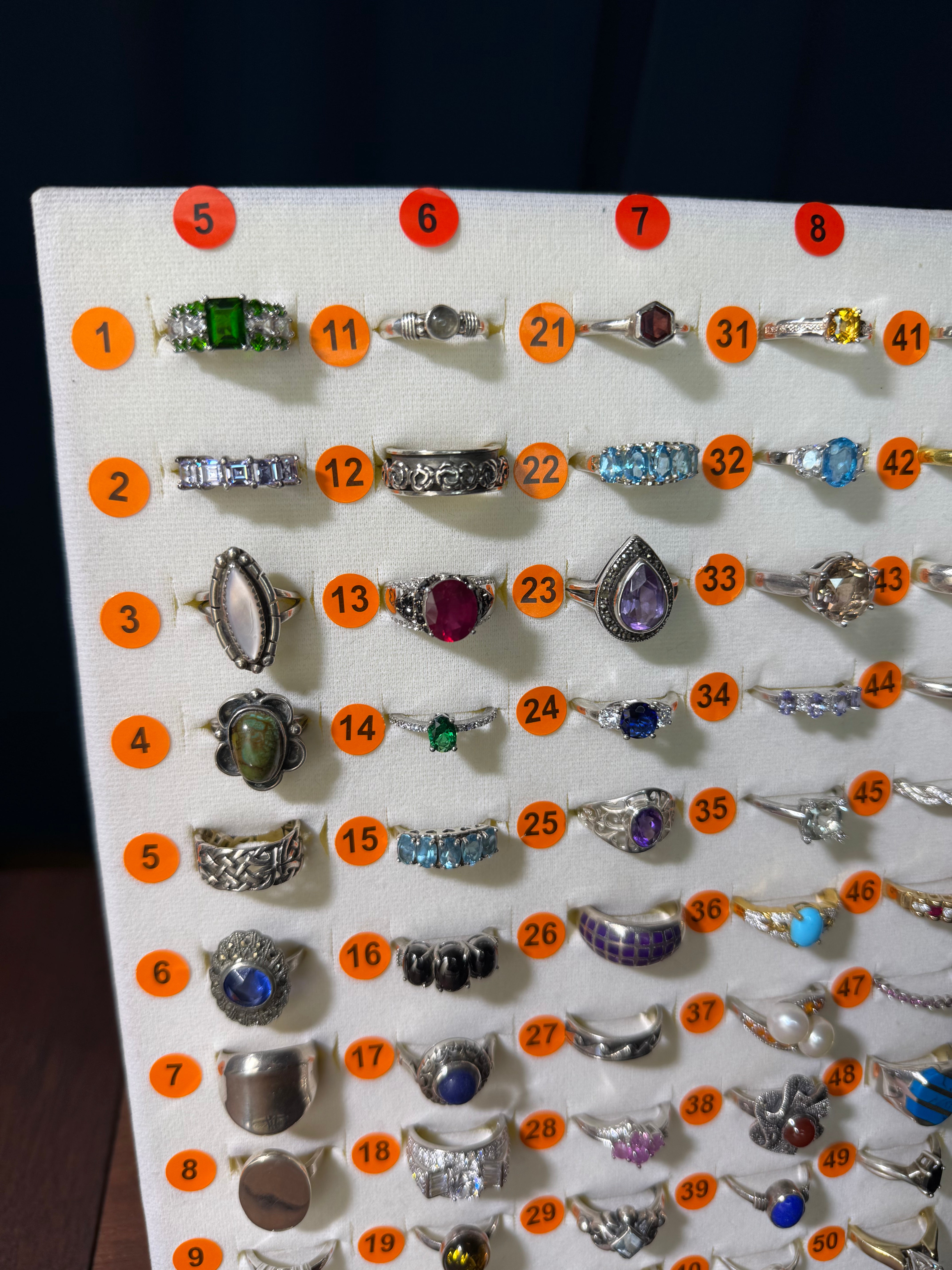 Ring Board D Sizes 5-9