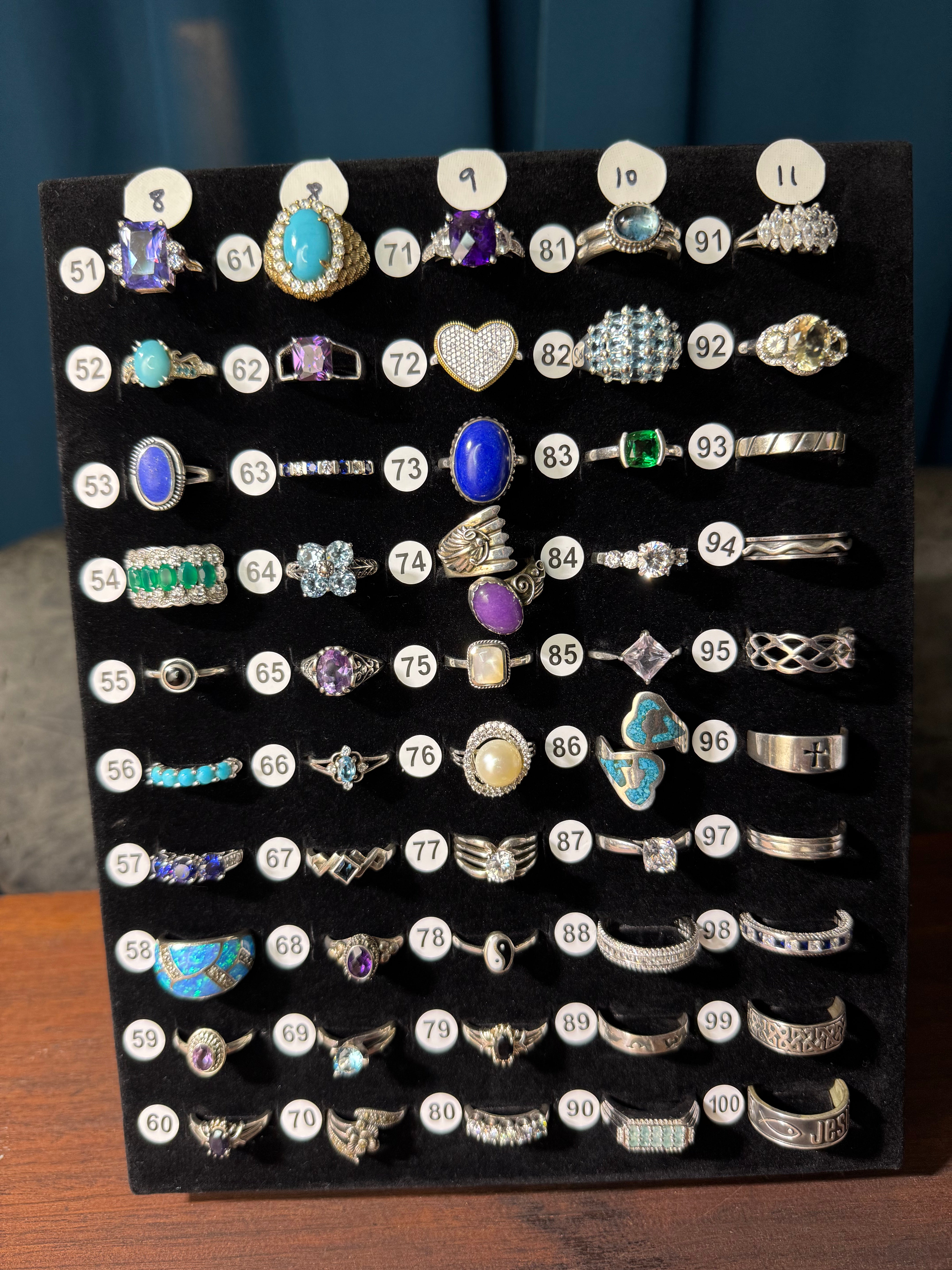 Ring Board J - Sizes 8-11