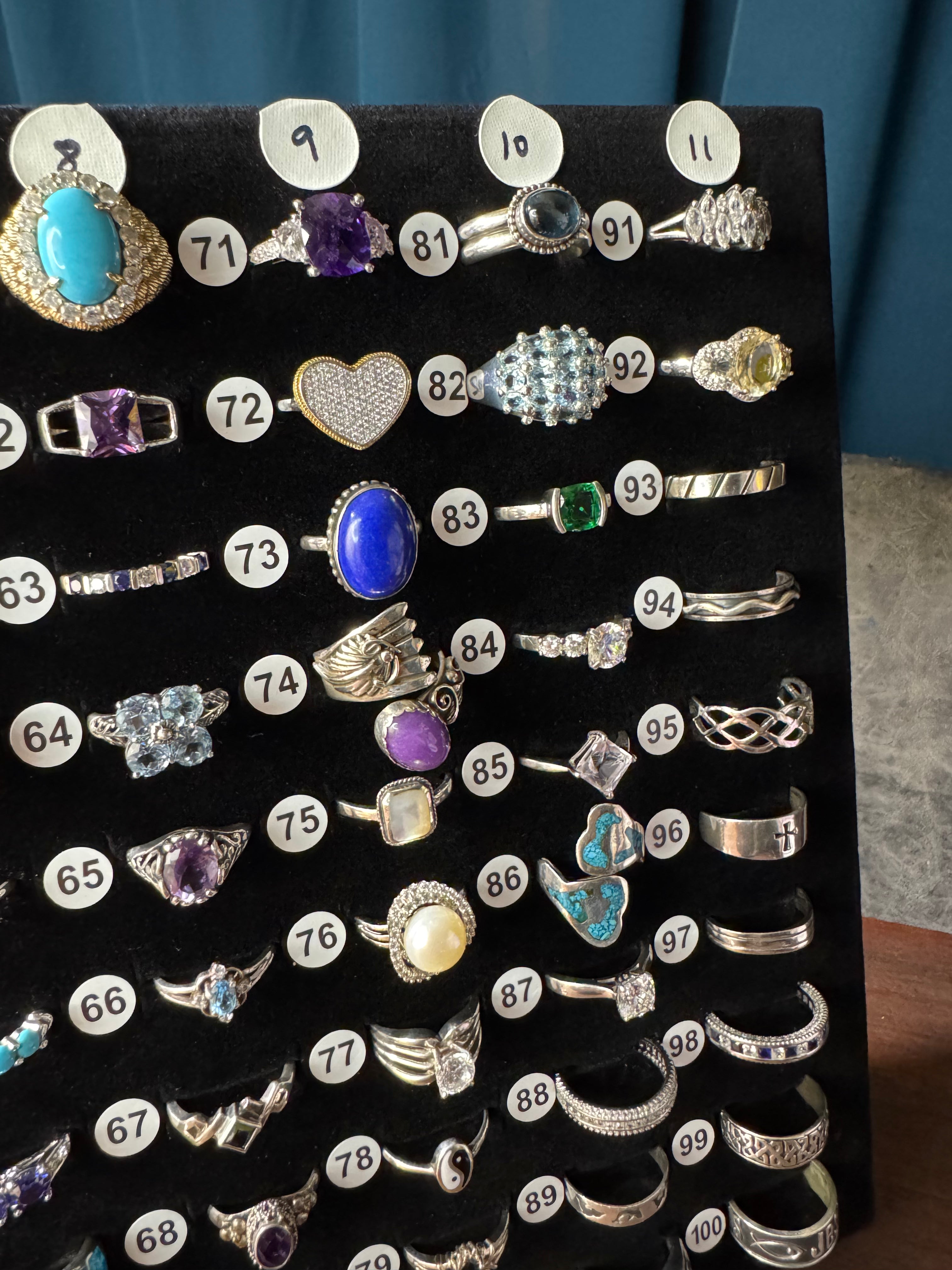 Ring Board J - Sizes 8-11