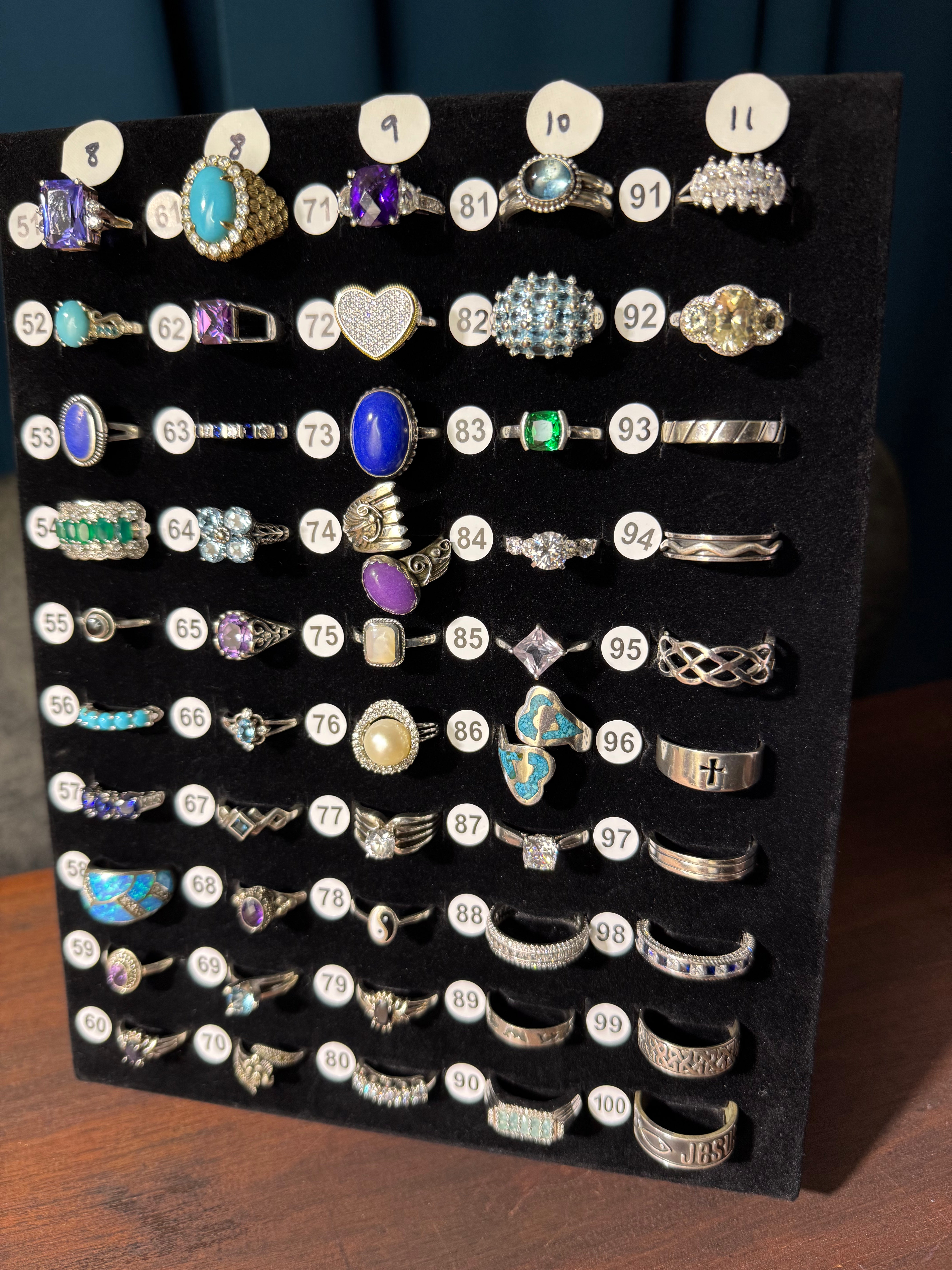 Ring Board J - Sizes 8-11