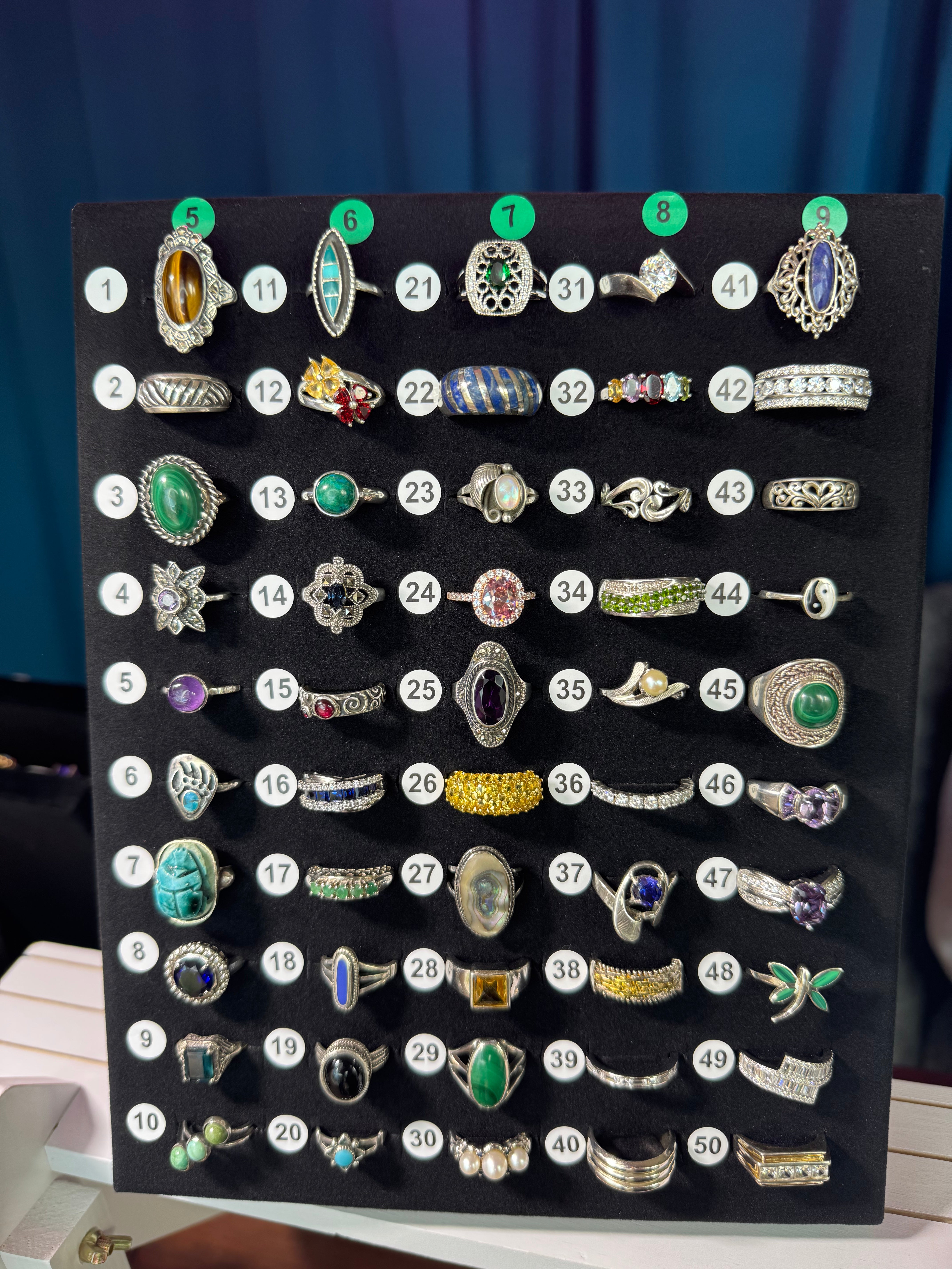 Ring Board F - Sizes 5-9