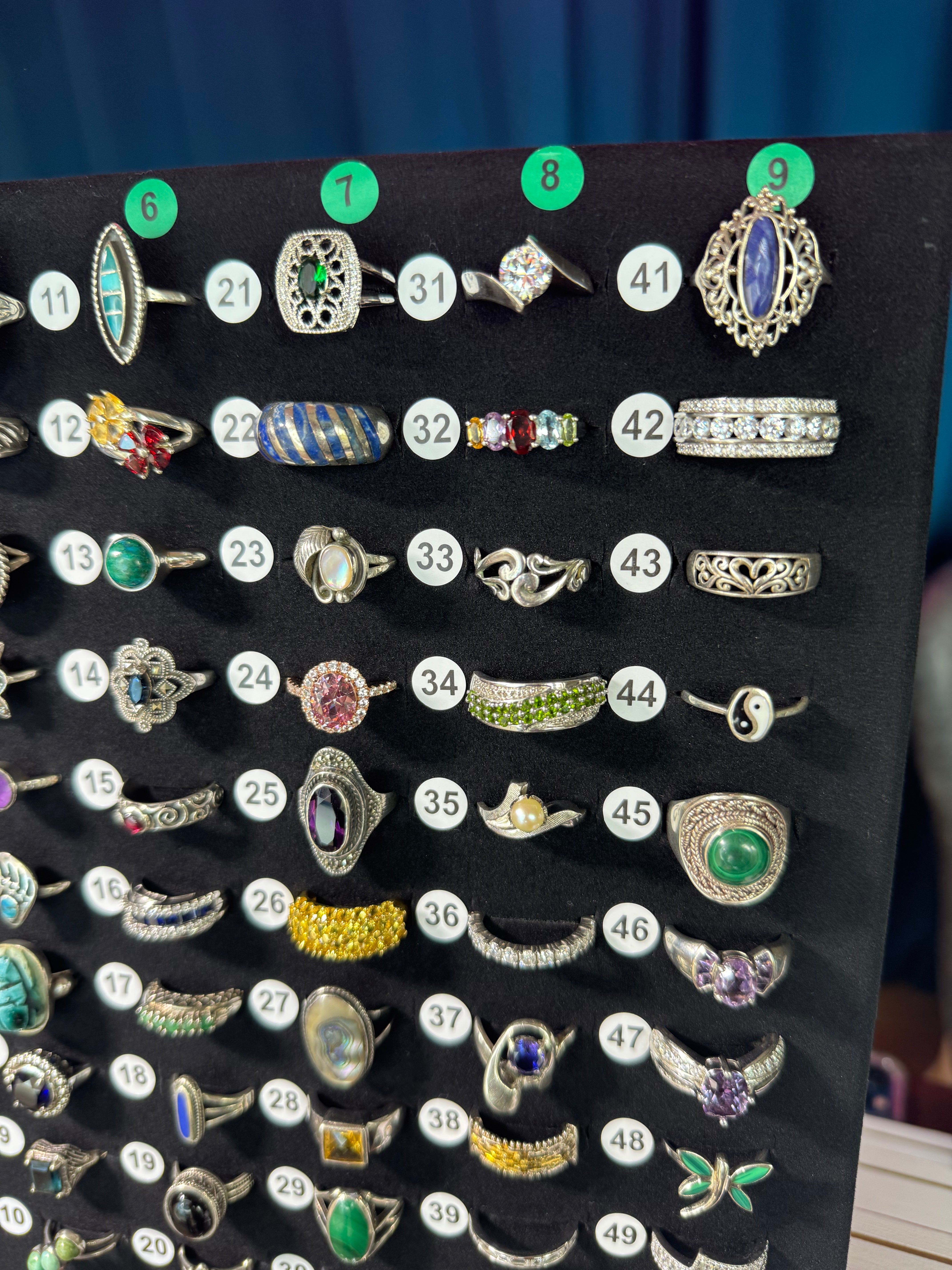 Ring Board F - Sizes 5-9