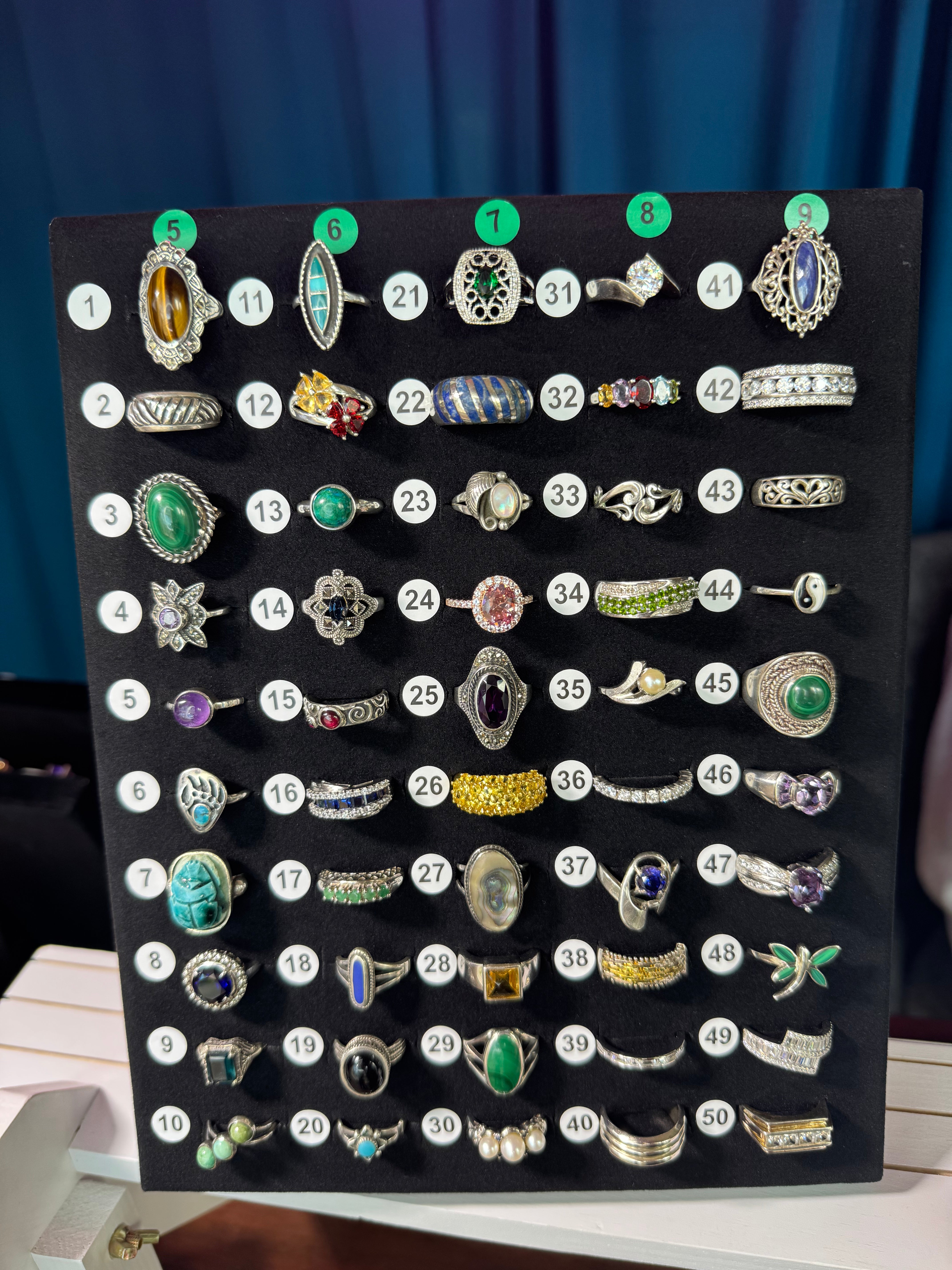 Ring Board F - Sizes 5-9