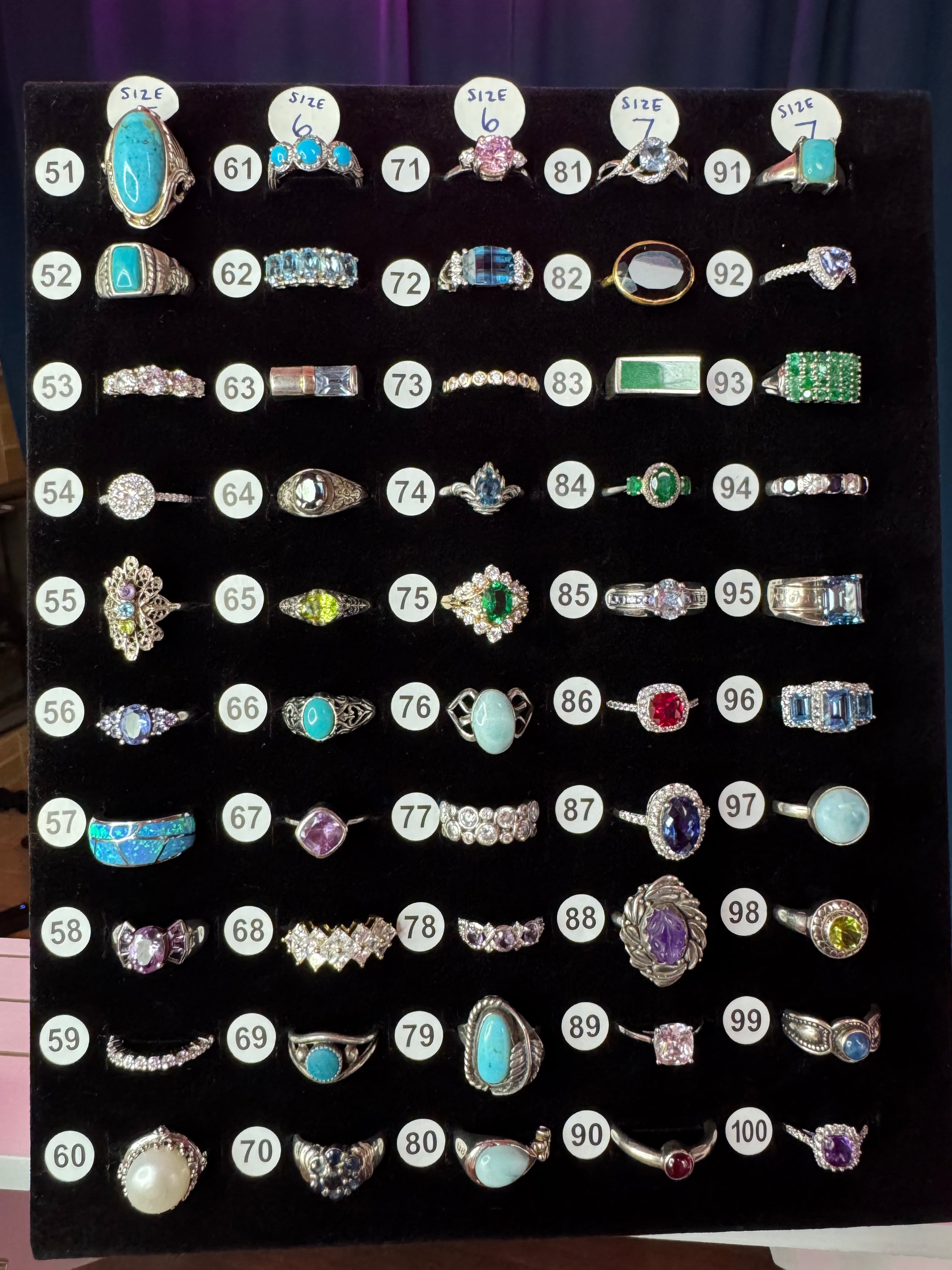 Ring Board B - Sizes 5-7