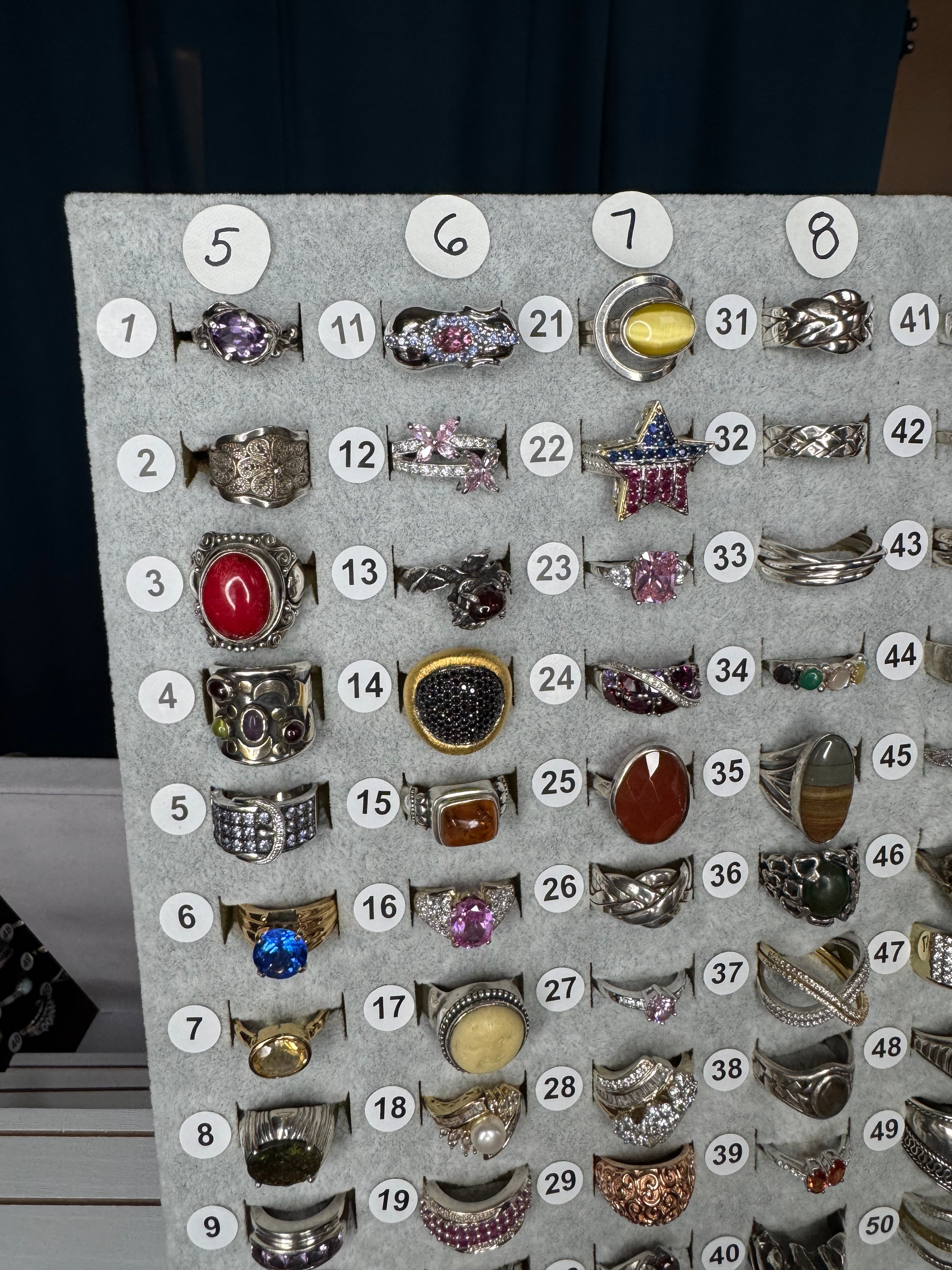 Ring Board K - Sizes 5-9